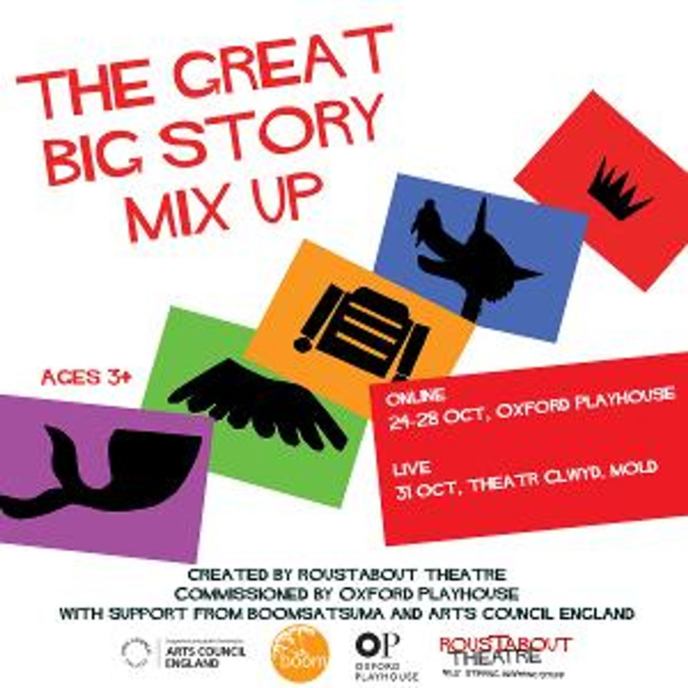 Roustabout and Oxford Playhouse Present New Interactive Family Show, THE GREAT BIG STORY MIX UP  Image