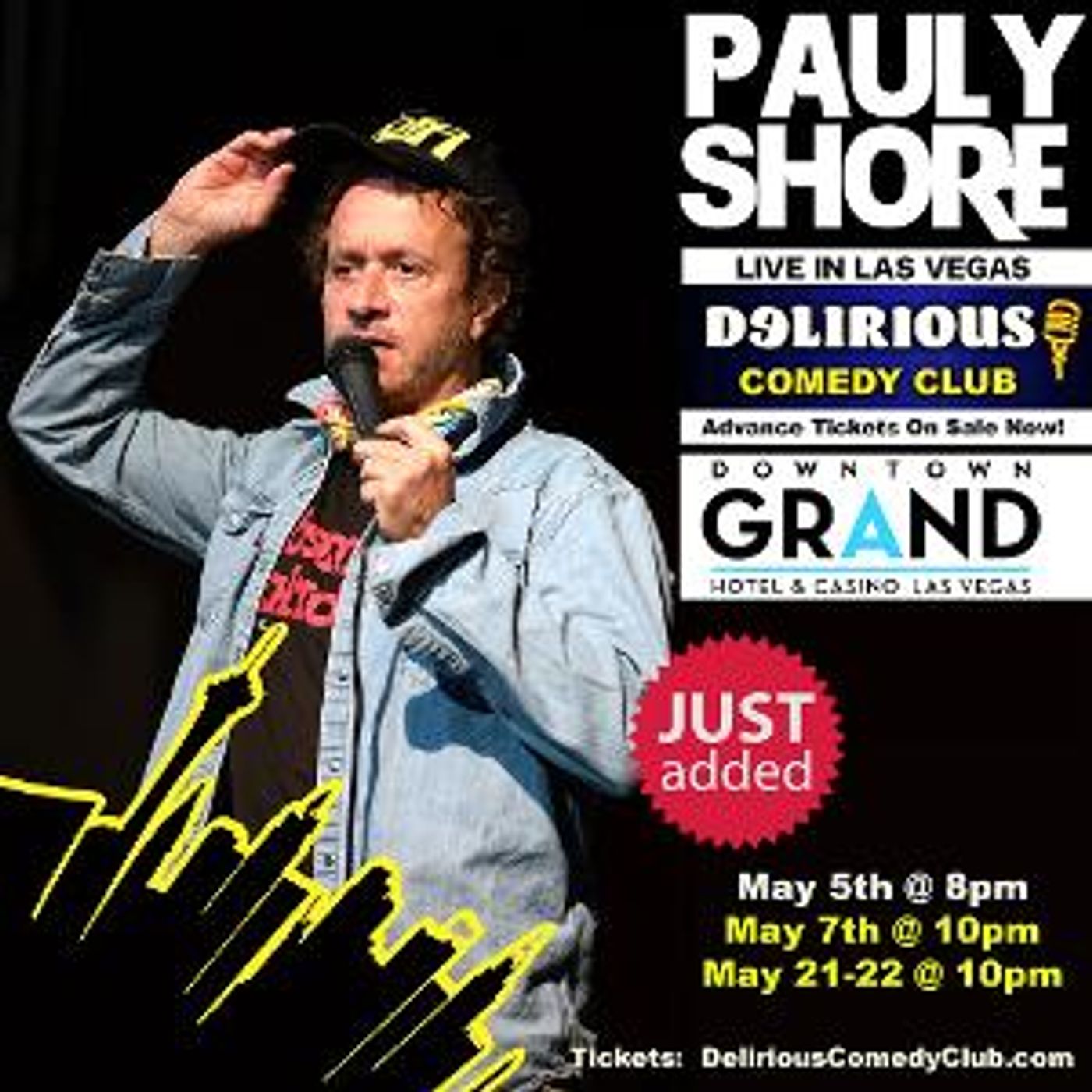 Comedian Pauly Shore Returns To Delirious Comedy Club In Las Vegas  Image