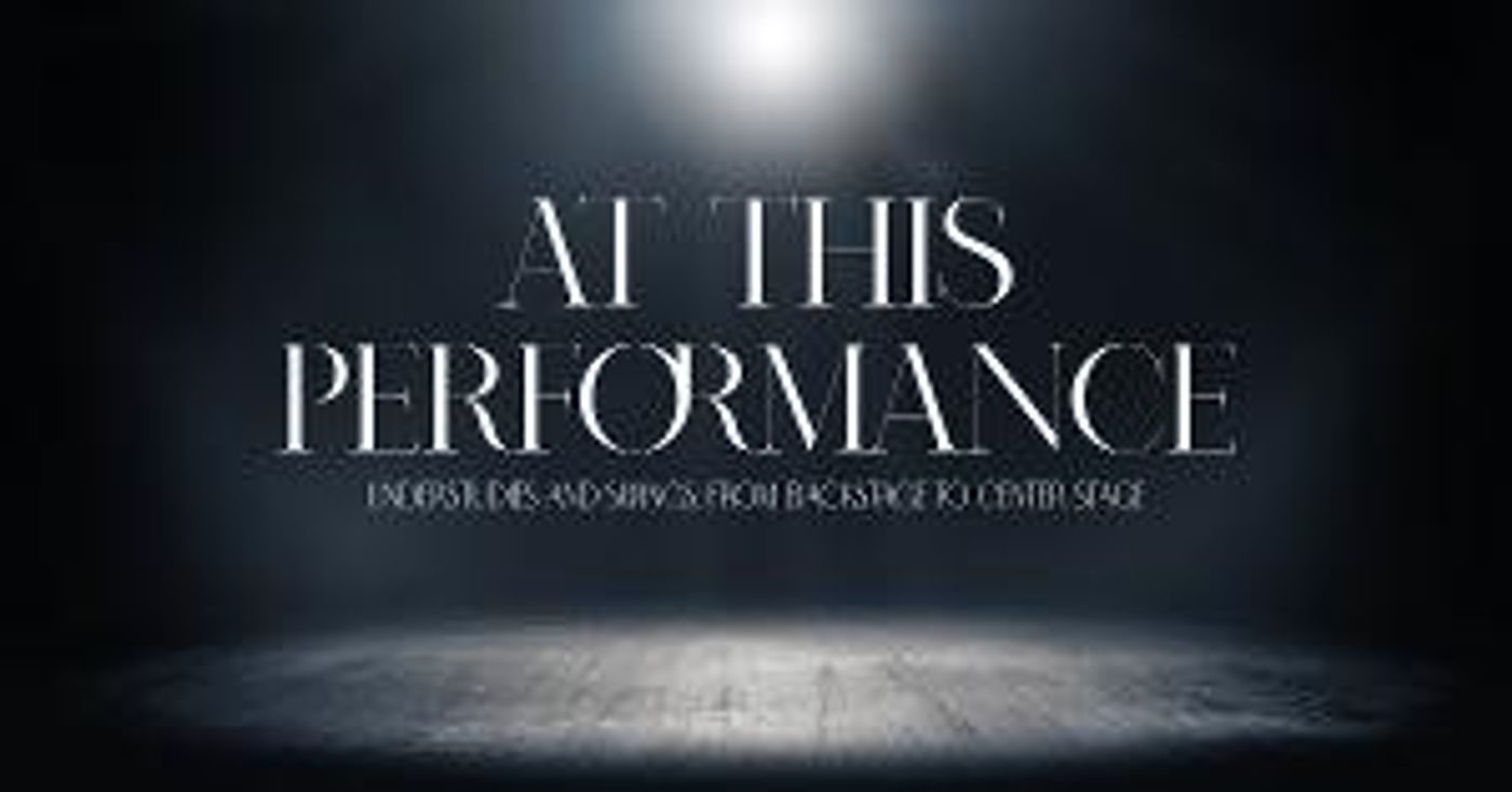 New Broadway Documentary AT THIS PERFORMANCE... is in Production  Image