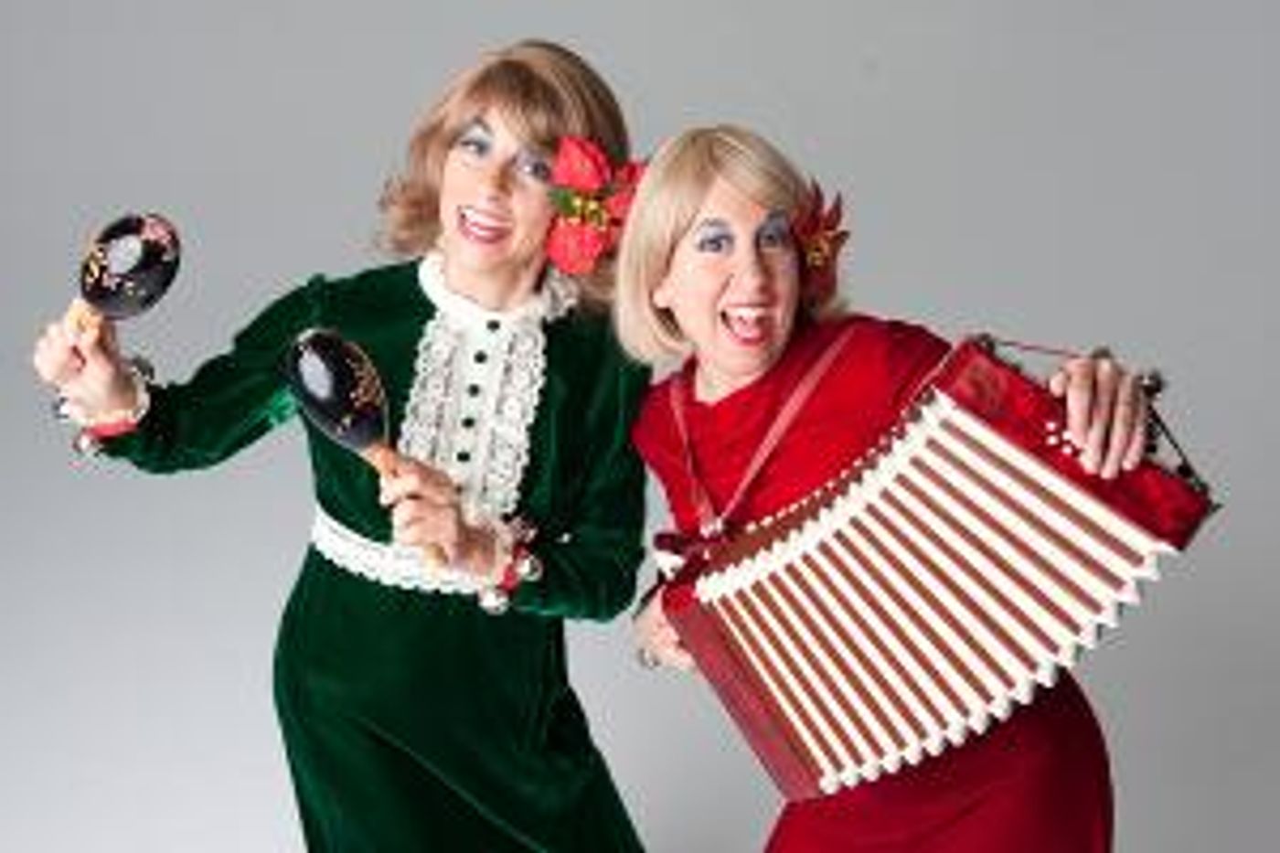 Musical Comedy Sister Duo Livestreams HOME FOR THE HOLIDAYS WITH VICKIE & NICKIE  Image