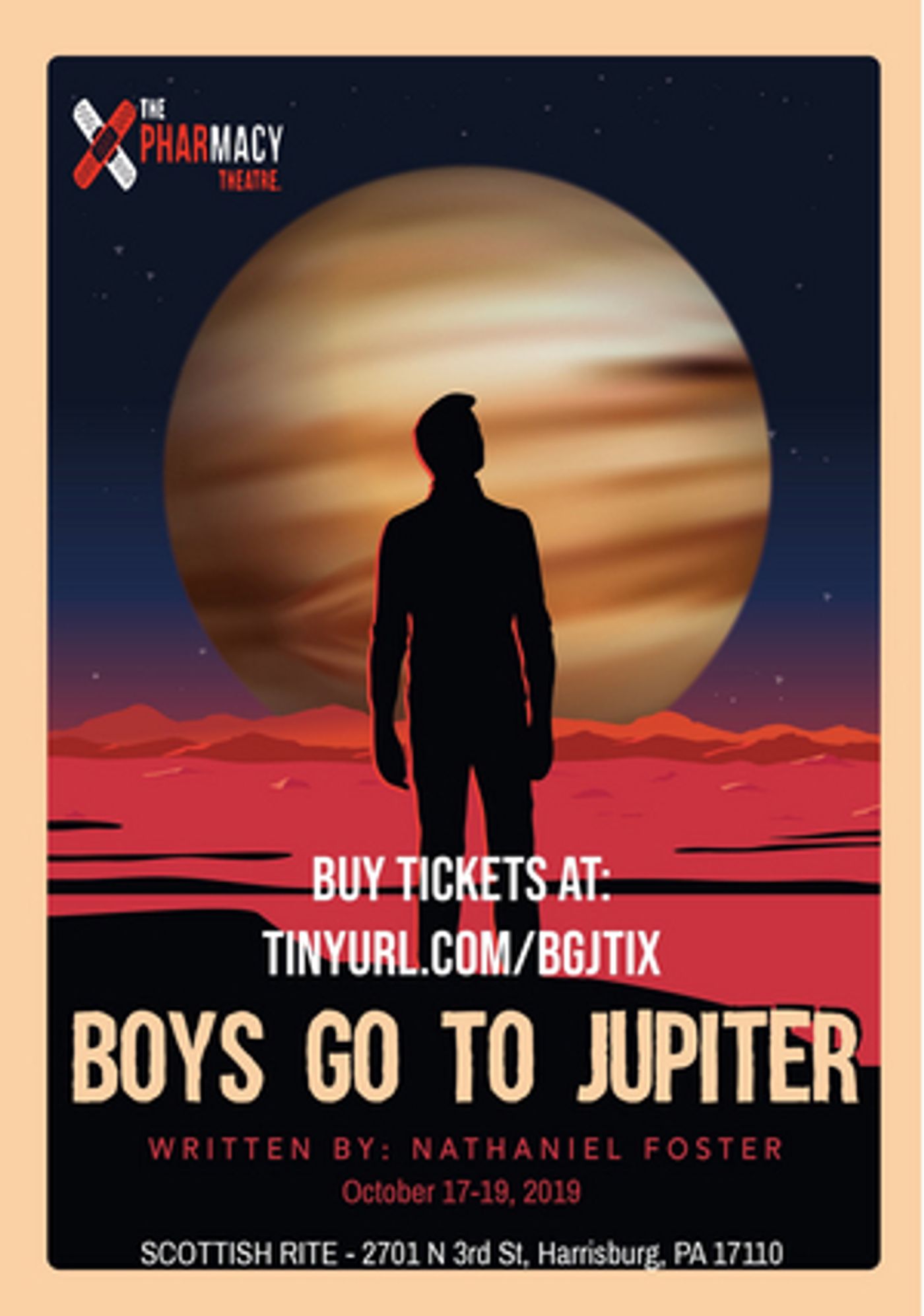 The Pharmacy Theatre Presents Impactful Play BOYS GO TO JUPITER  Image