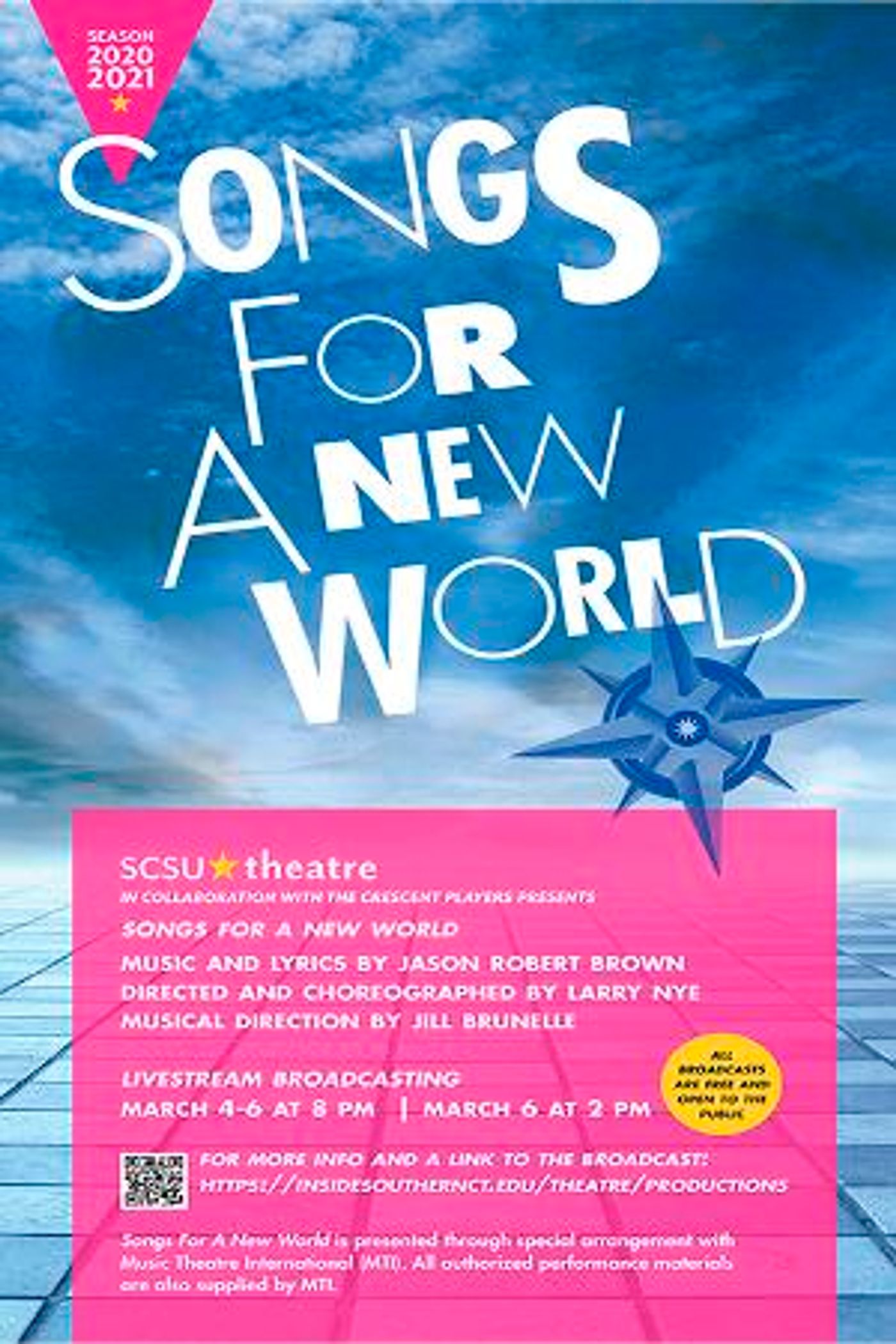 Southern Connecticut State University Theatre Presents SONGS FOR A NEW WORLD  Image