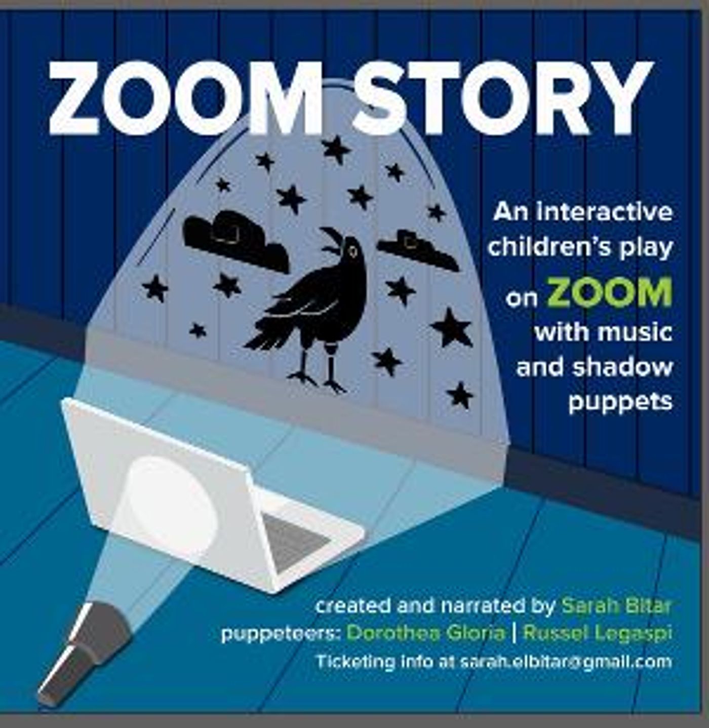ZOOM STORY Interactive Children's Play Comes to Zoom With Music and Shadow Puppets  Image