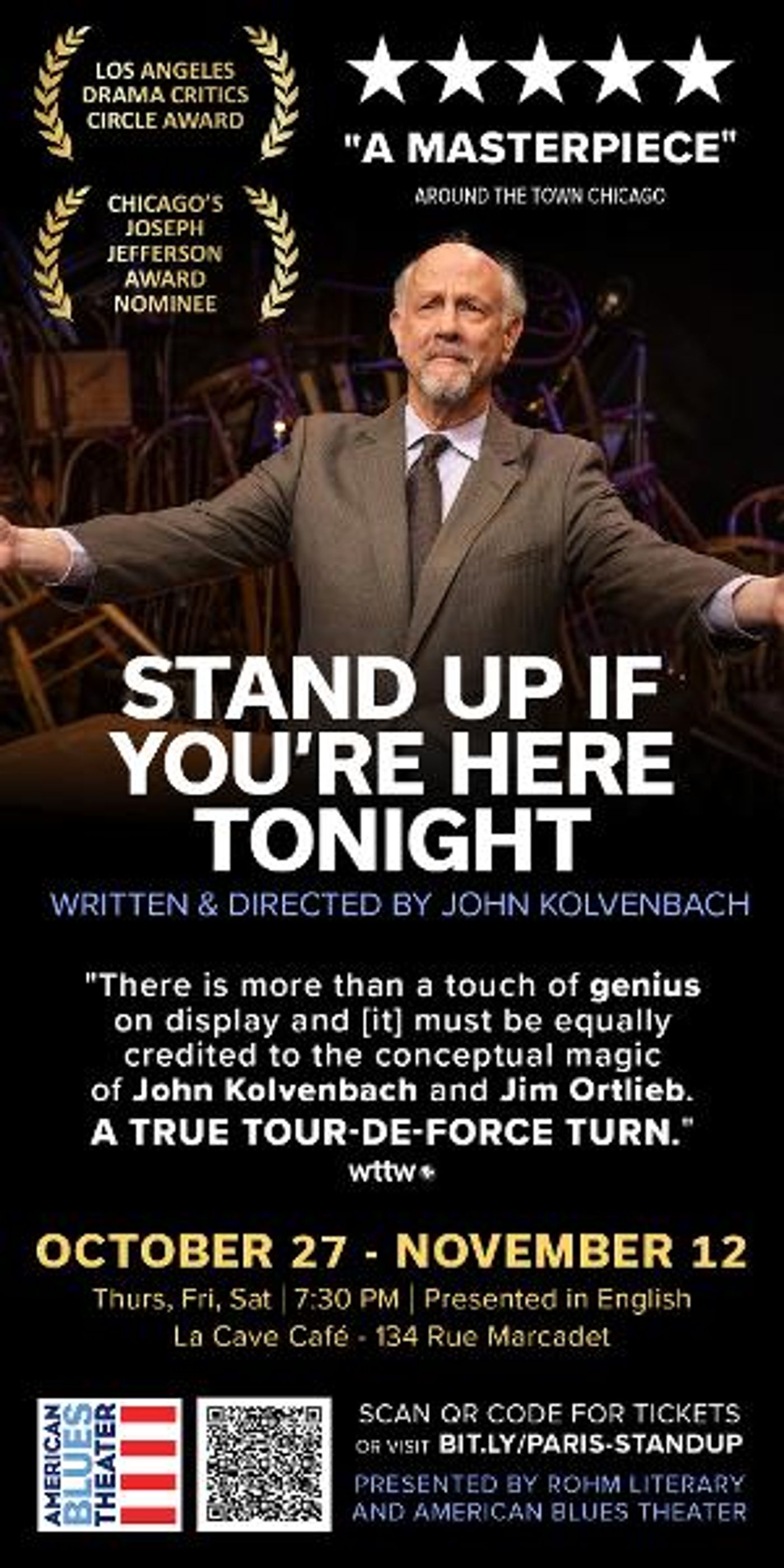 European Premiere of STAND UP IF YOU'RE HERE TONIGHT to Play La Cave Cafe Starting This Month  Image