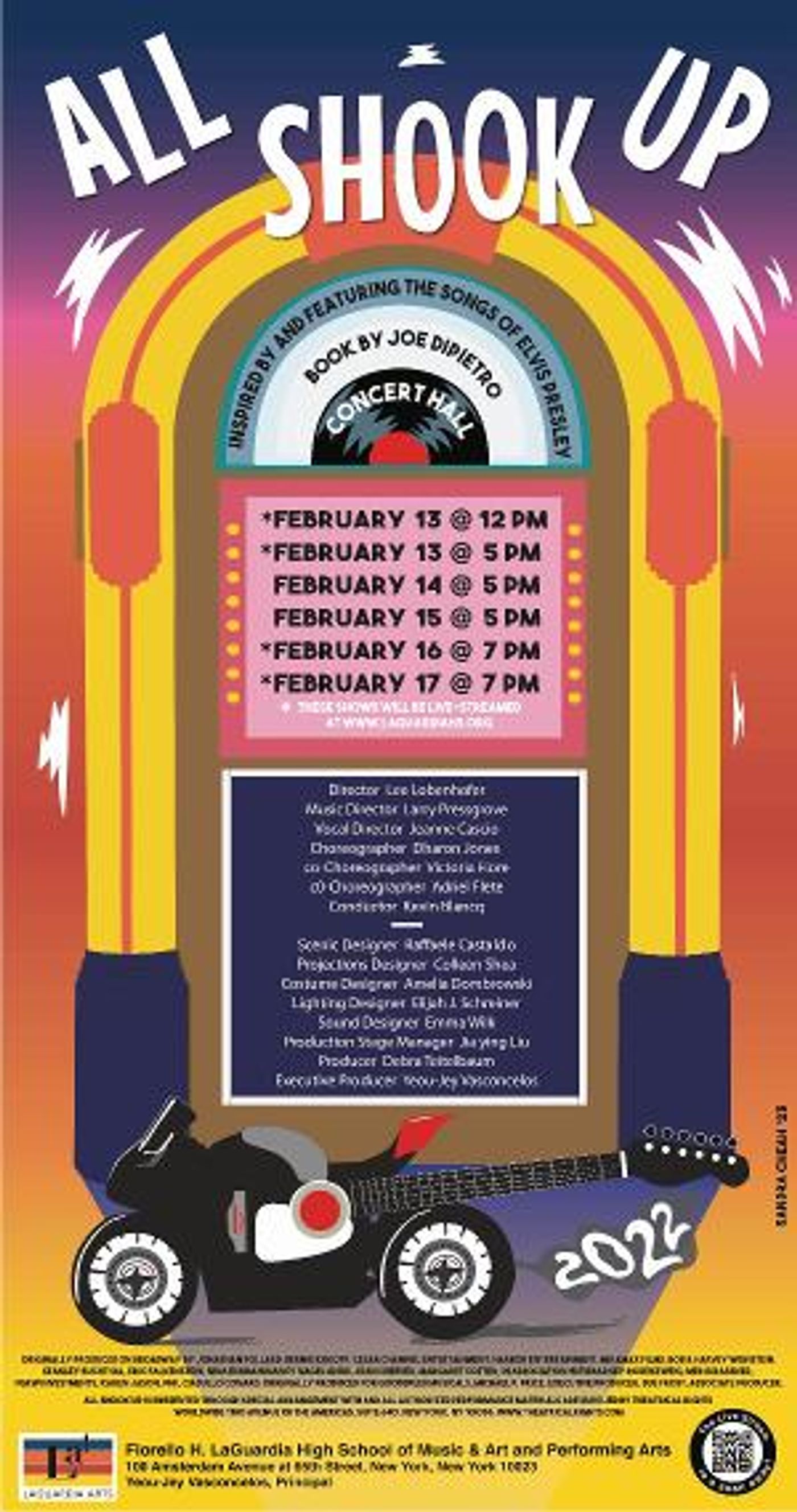 LaGuardia High School All-School Musical ALL SHOOK UP Performances To Be Live-Streamed  Image