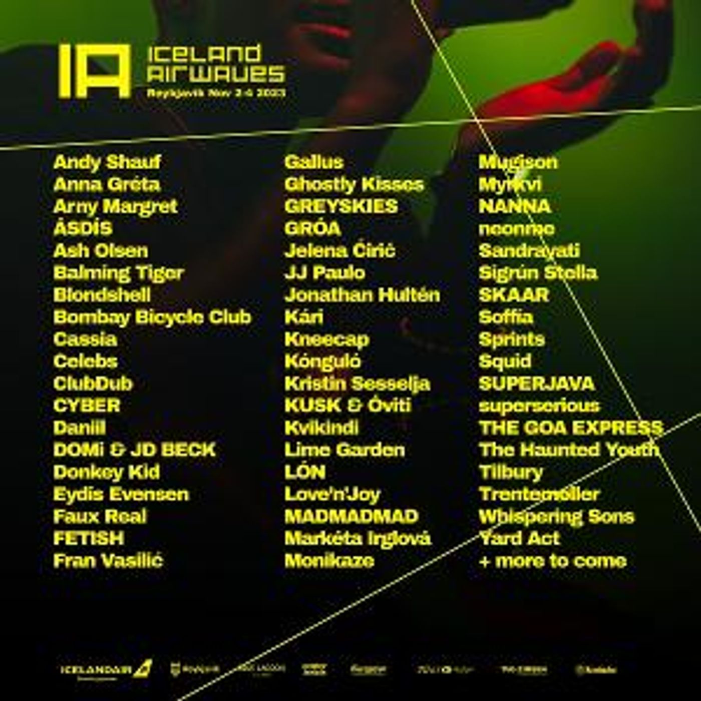 Iceland Airwaves Adds Bombay Bicycle Club, Ghostly Kisses, Andy Shauf, And More To 2023 Lineup  Image