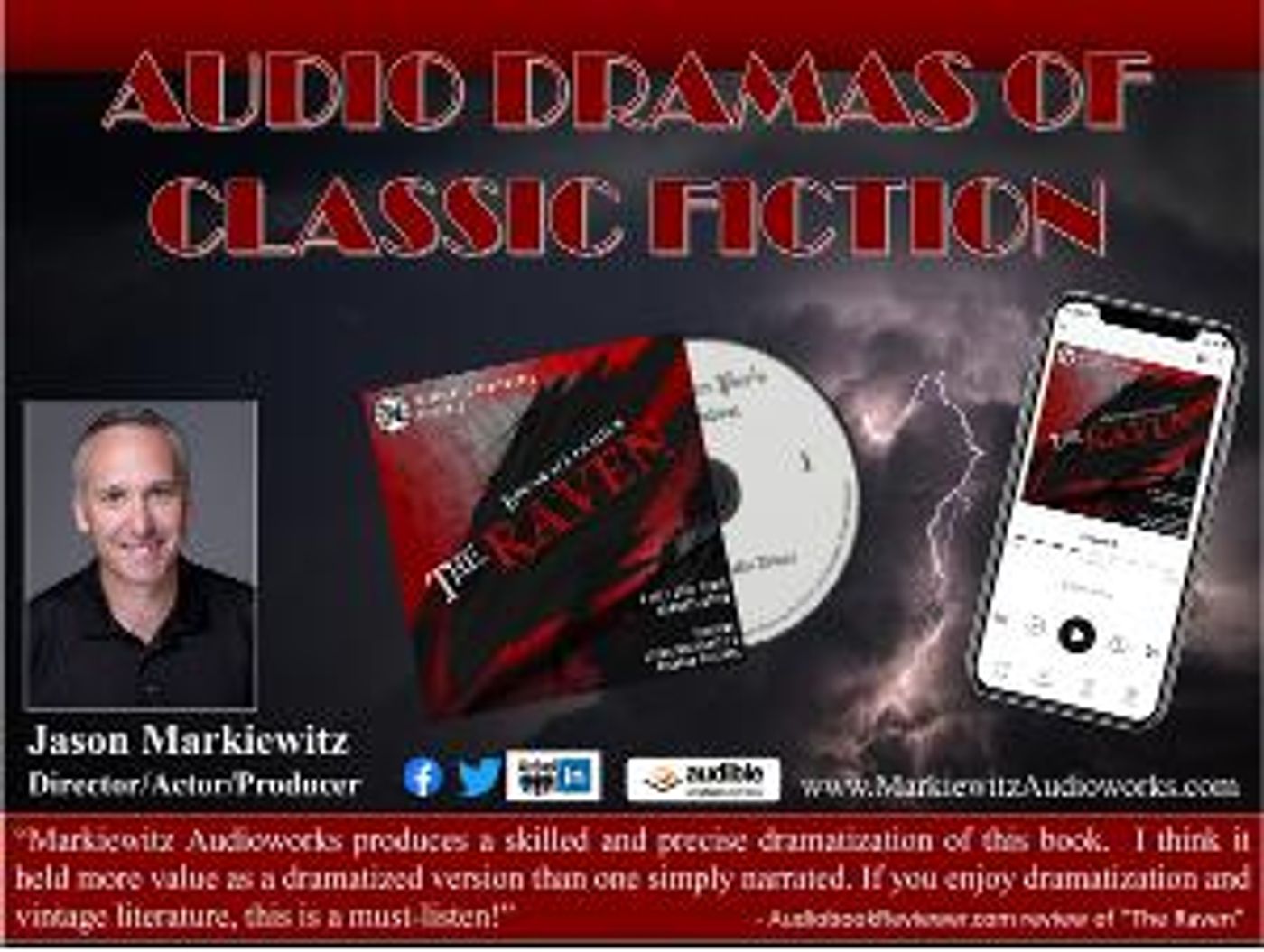 Local Audio Theatre Company Markiewitz Audioworks Brings Works Of Edgar Allan Poe To Life  Image