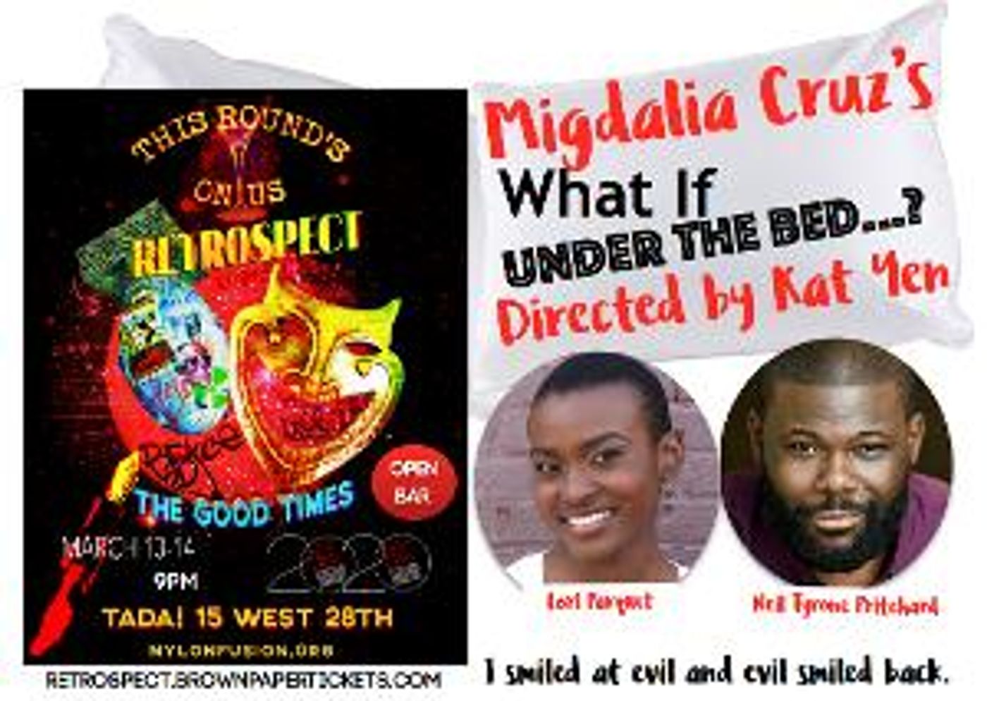 Migdalia Cruz's New Play WHAT IF UNDER THE BED...? To Play at Tada!  Image