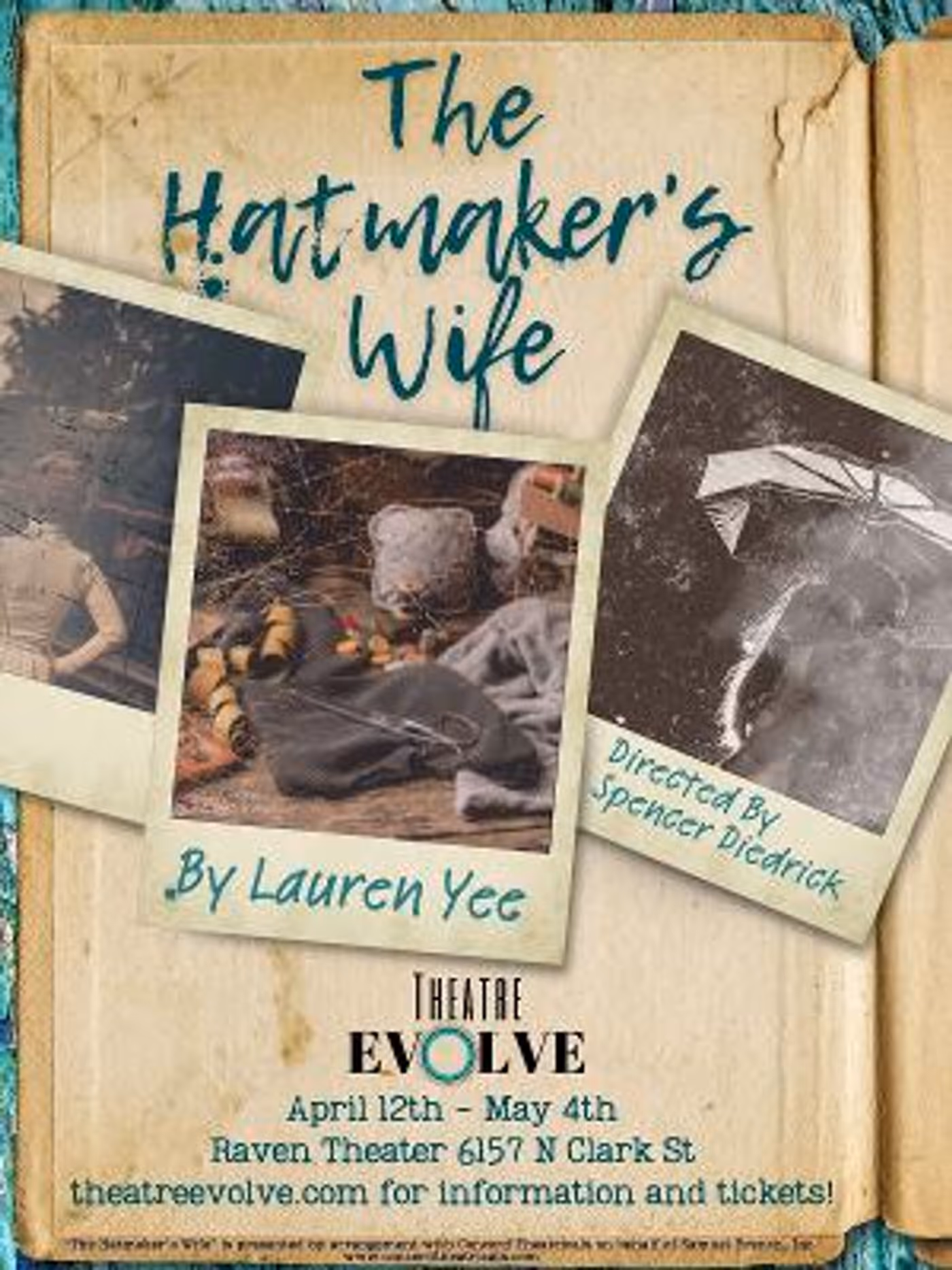 Theatre Evolve's Fourth Season to Open with Lauren Yee's THE HATMAKER'S WIFE, Directed By Spencer Diedrick  Image