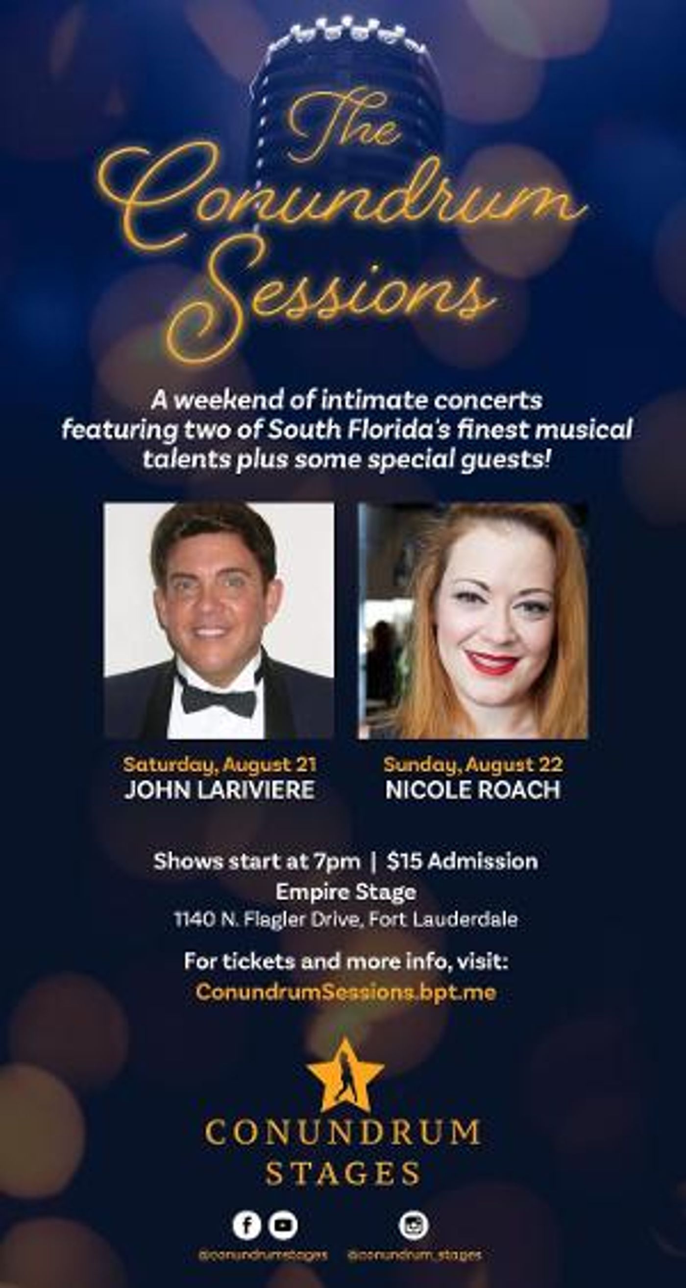 THE CONUNDRUM SESSIONS Announced at Empire Stage  Image