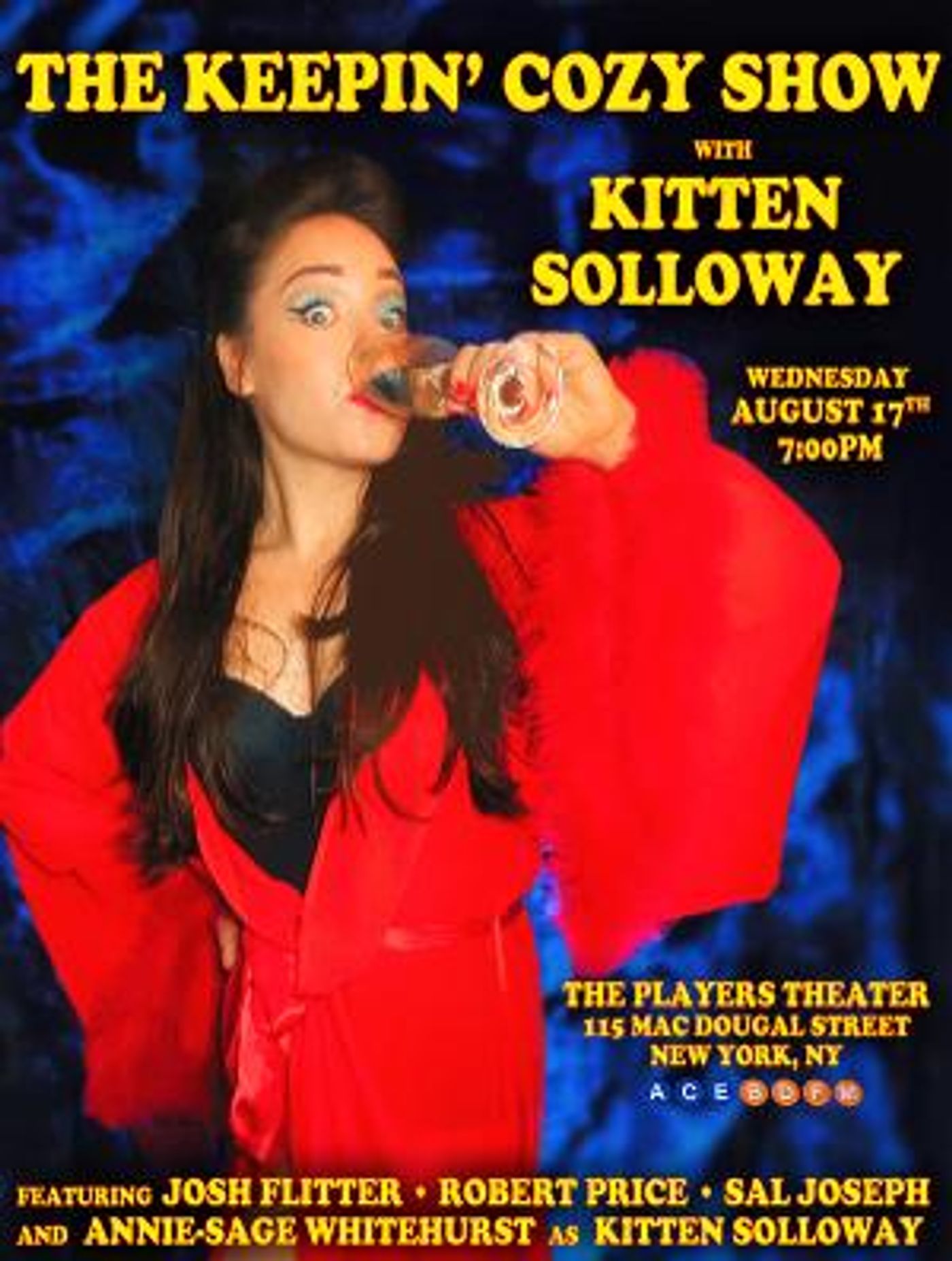 Kitten Solloway's THE KEEPIN' COZY SHOW to Return Off-Broadway at The Player's Theatre  Image
