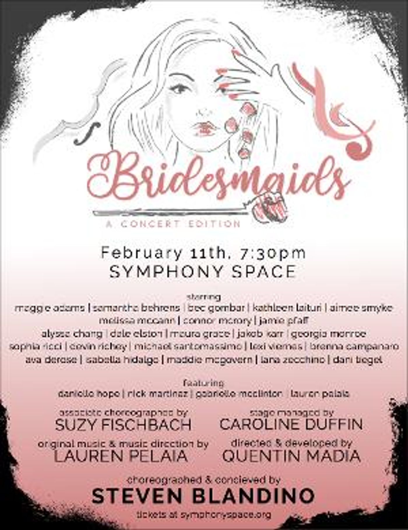BRIDESMAIDS: A DANCE NARRATIVE Will Run for One Night Only at Symphony Space - Tickets on Sale Now  Image