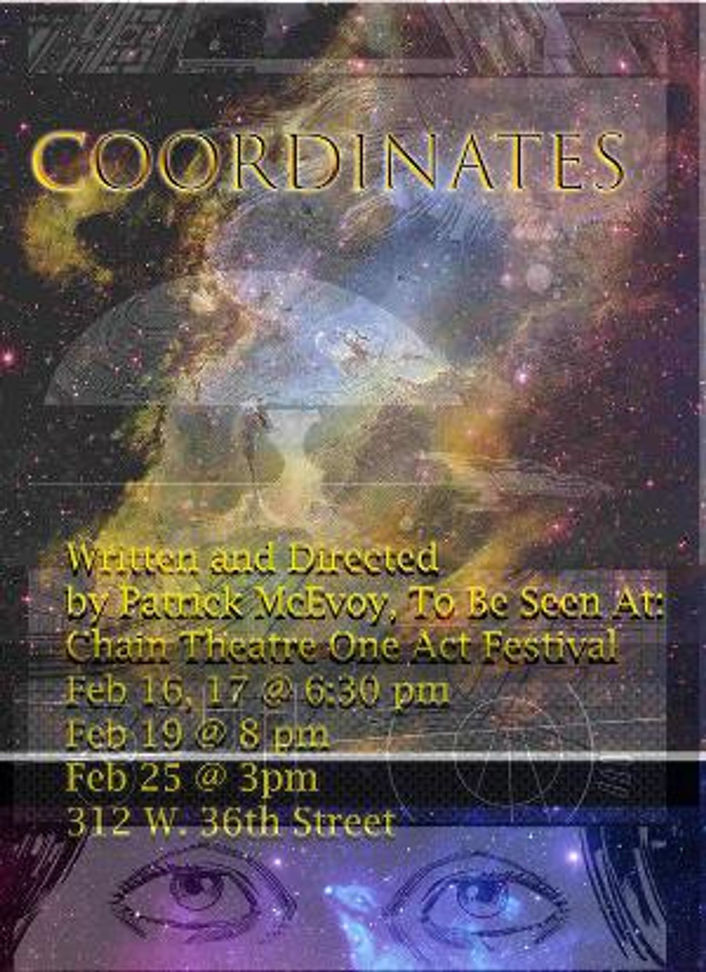 COORDINATES to be Presented as Part of Winter One Act Festival at Chain Theatre  Image