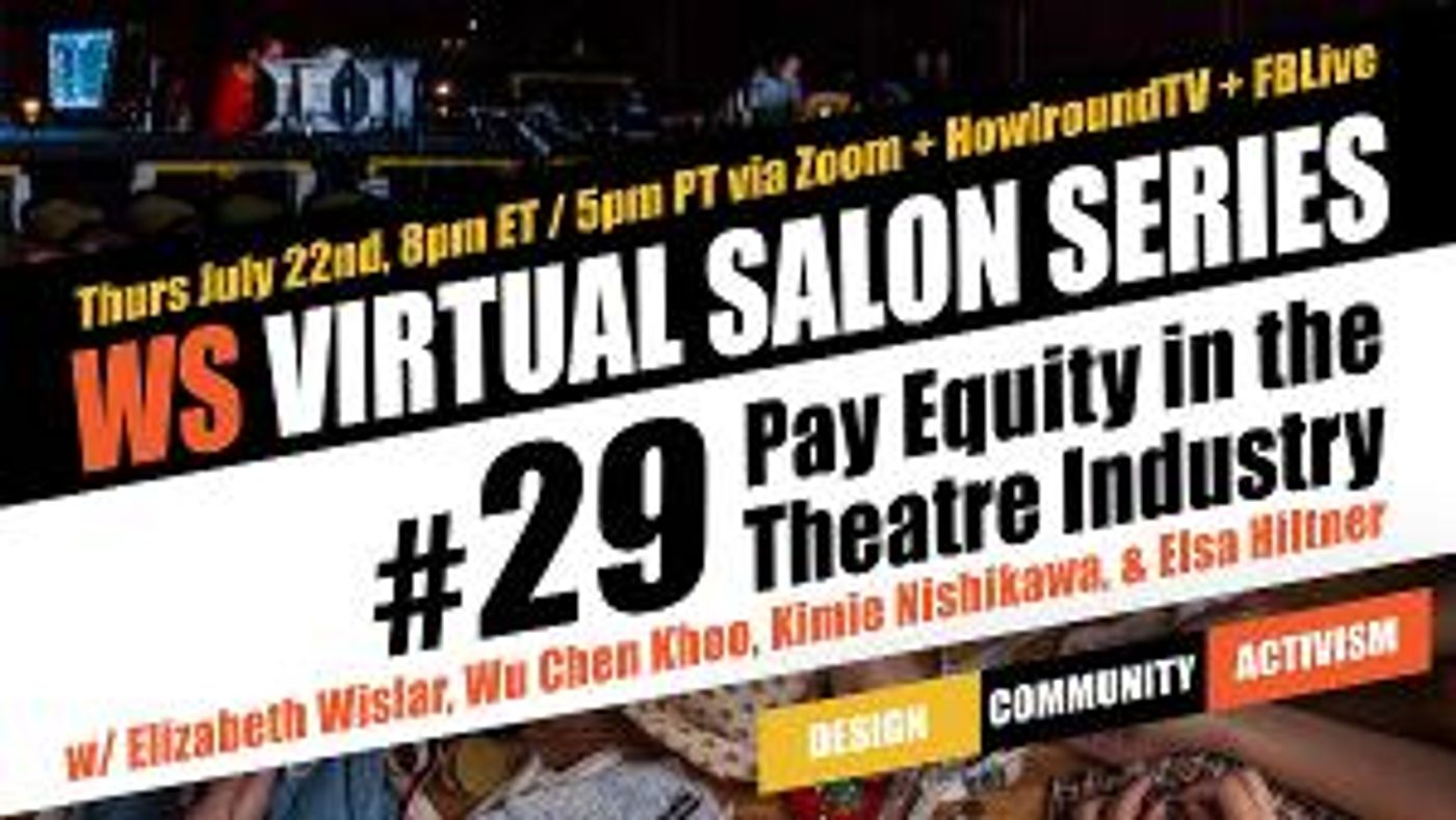 Wingspace Theatrical Design In Partnership With HowlroundTV Will Hold A Free Virtual Salon On Pay Equity  Image