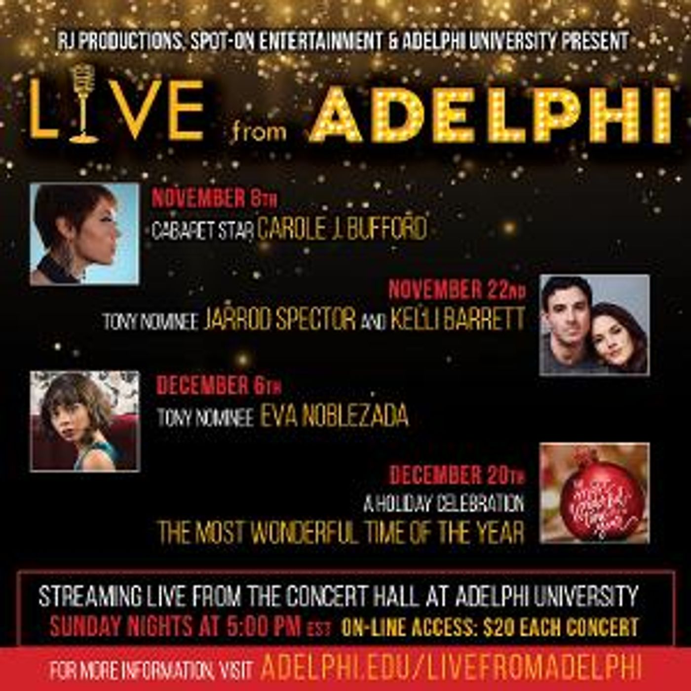 Adelphi Announces Live Concert Series  Image