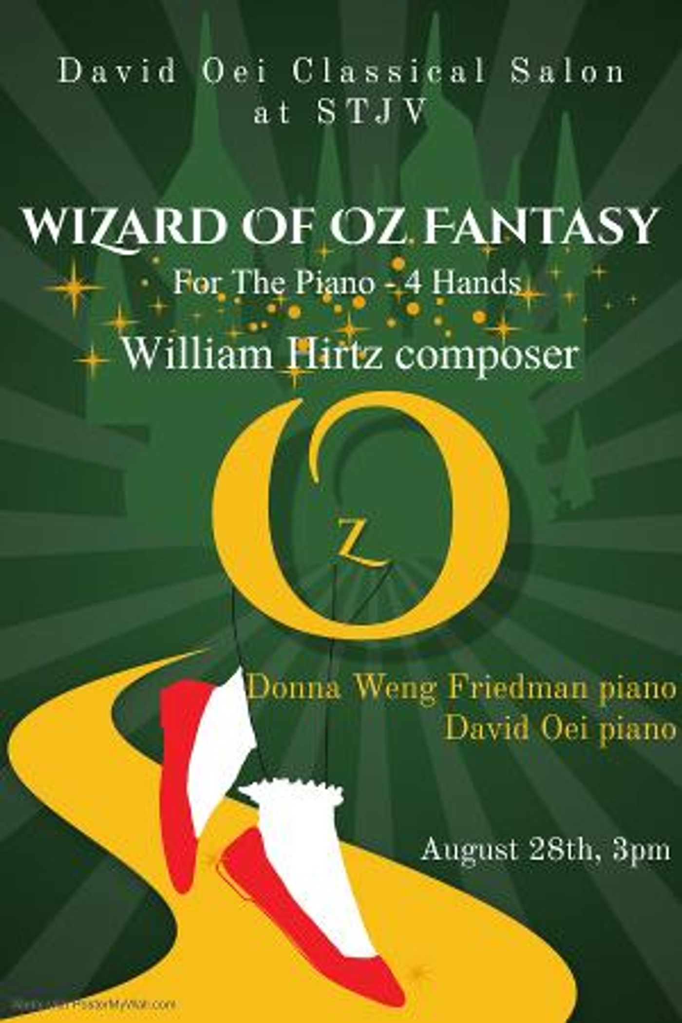 In Concert: THE WIZARD OF OZ FANTASY  Comes to St. John's In The Village This Month  Image