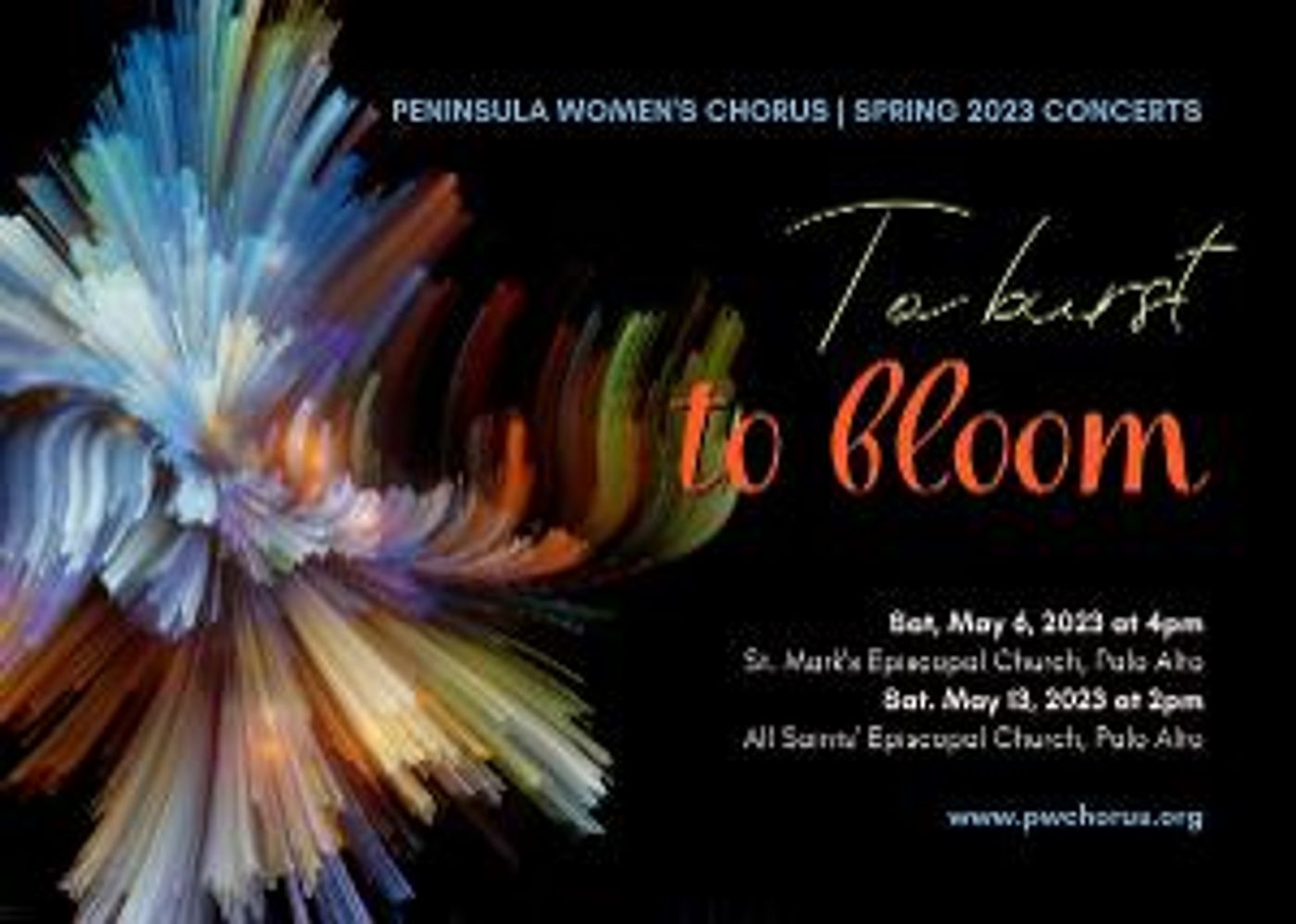 PWC Presents TO BURST TO BLOOM  Image