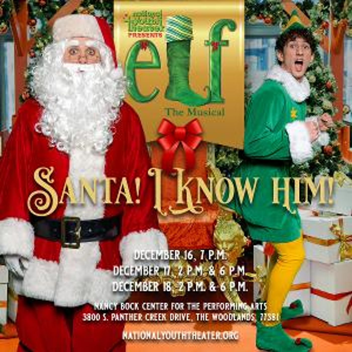 National Youth Theater to Present ELF, THE MUSICAL This Holiday Season  Image