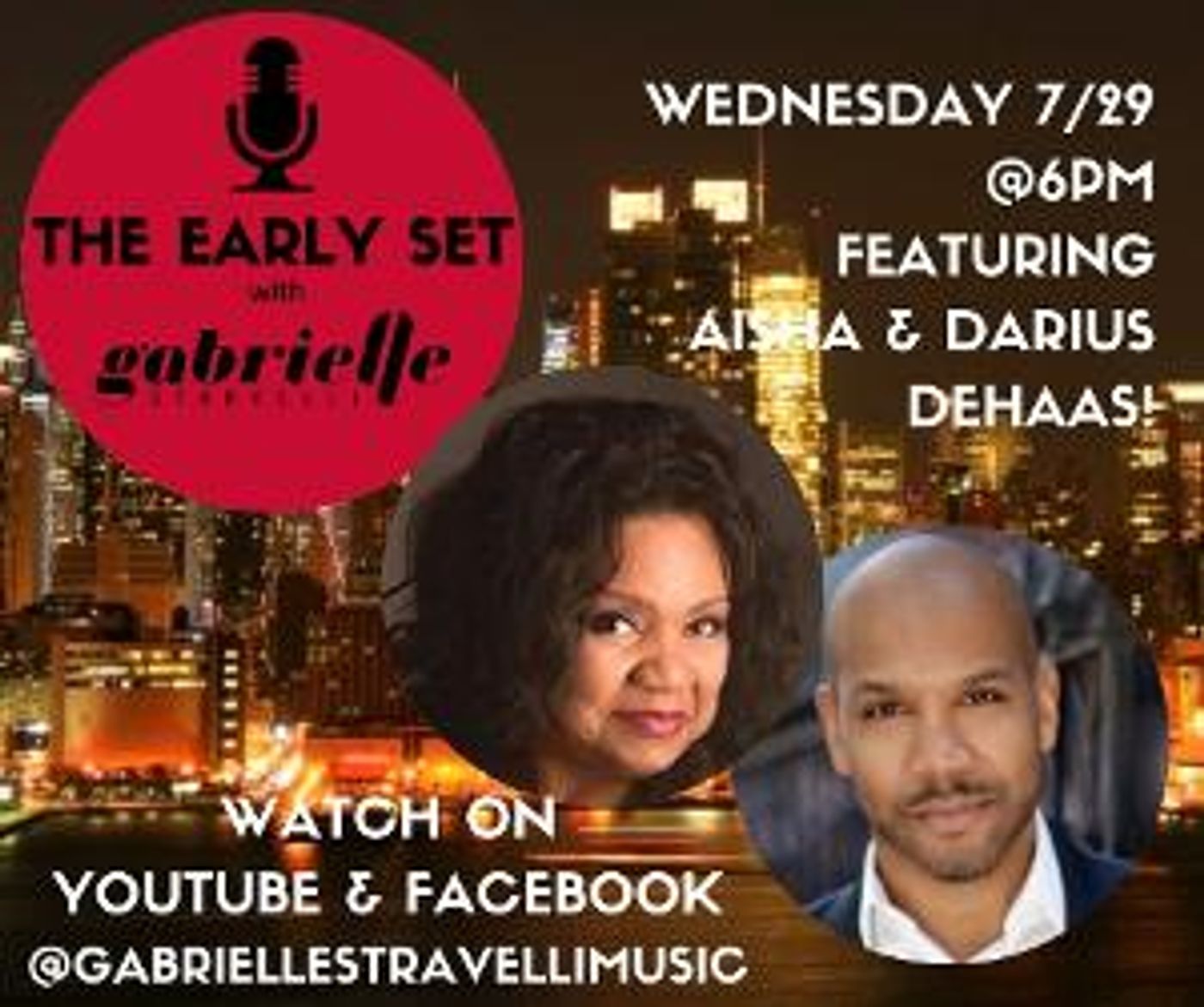Aisha And Darius DeHaas Join THE EARLY SET With Gabrielle Stravelli!  Image