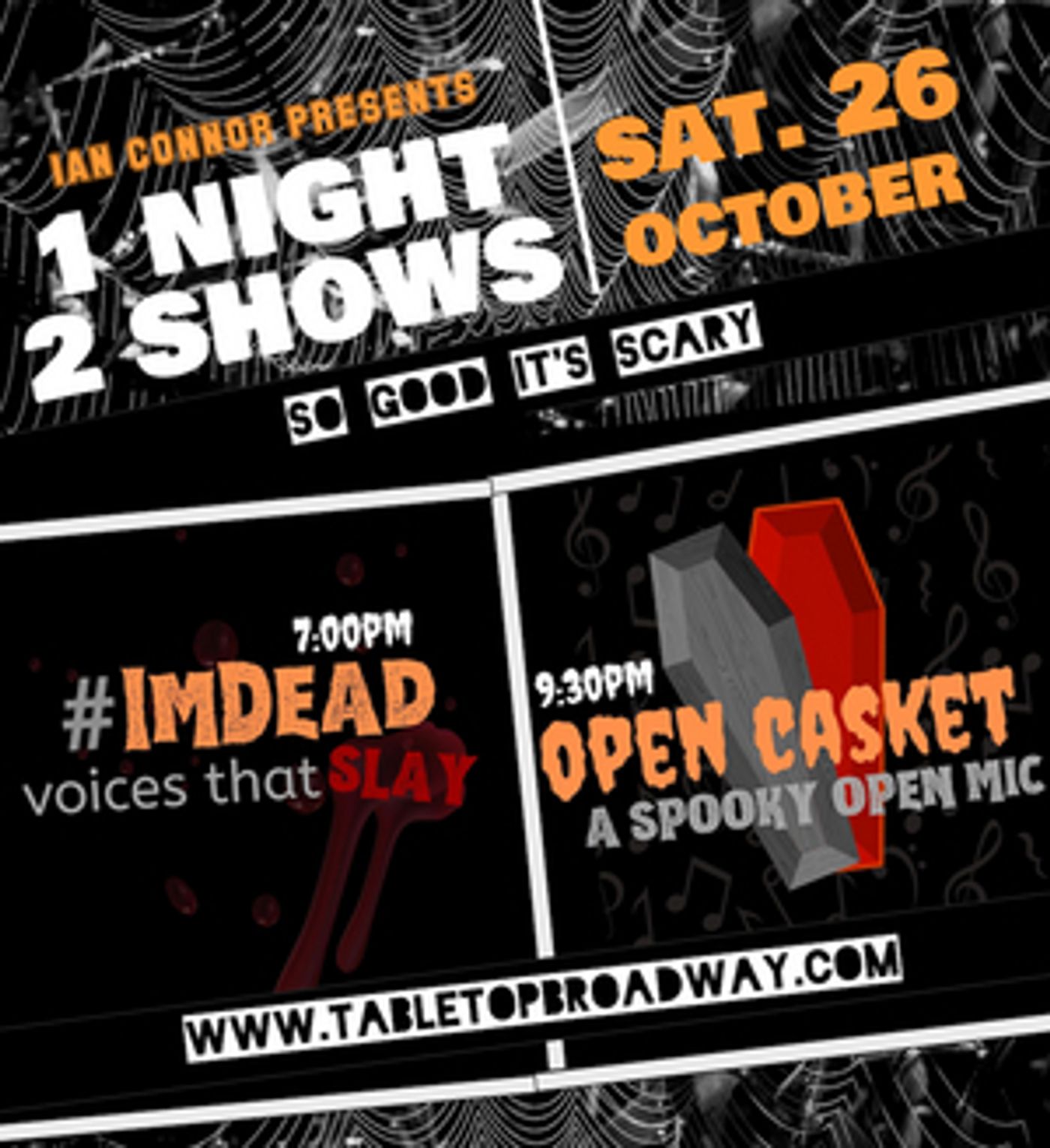 #IMDEAD: Voices That Slay and OPEN CASKET: A Spooky Open Mic Come to West End Lounge  Image