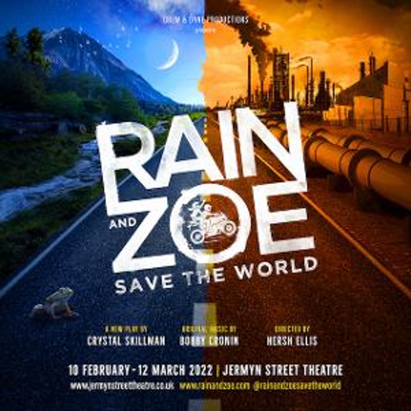 RAIN AND ZOE SAVE THE World To Open in February 2022 at Jermyn Street Theatre  Image