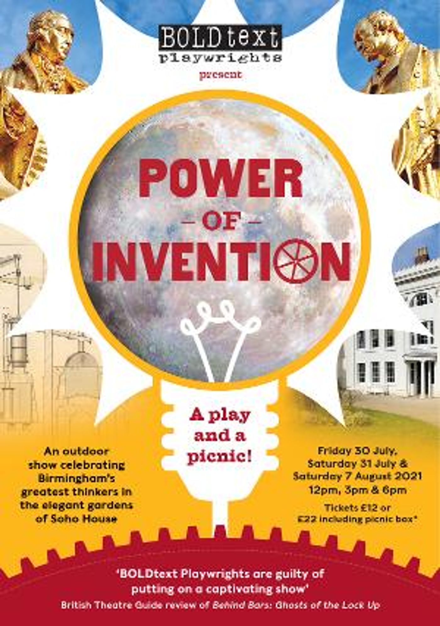 BOLDtext Playwrights & Birmingham Museums Present: POWER OF INVENTION  Image