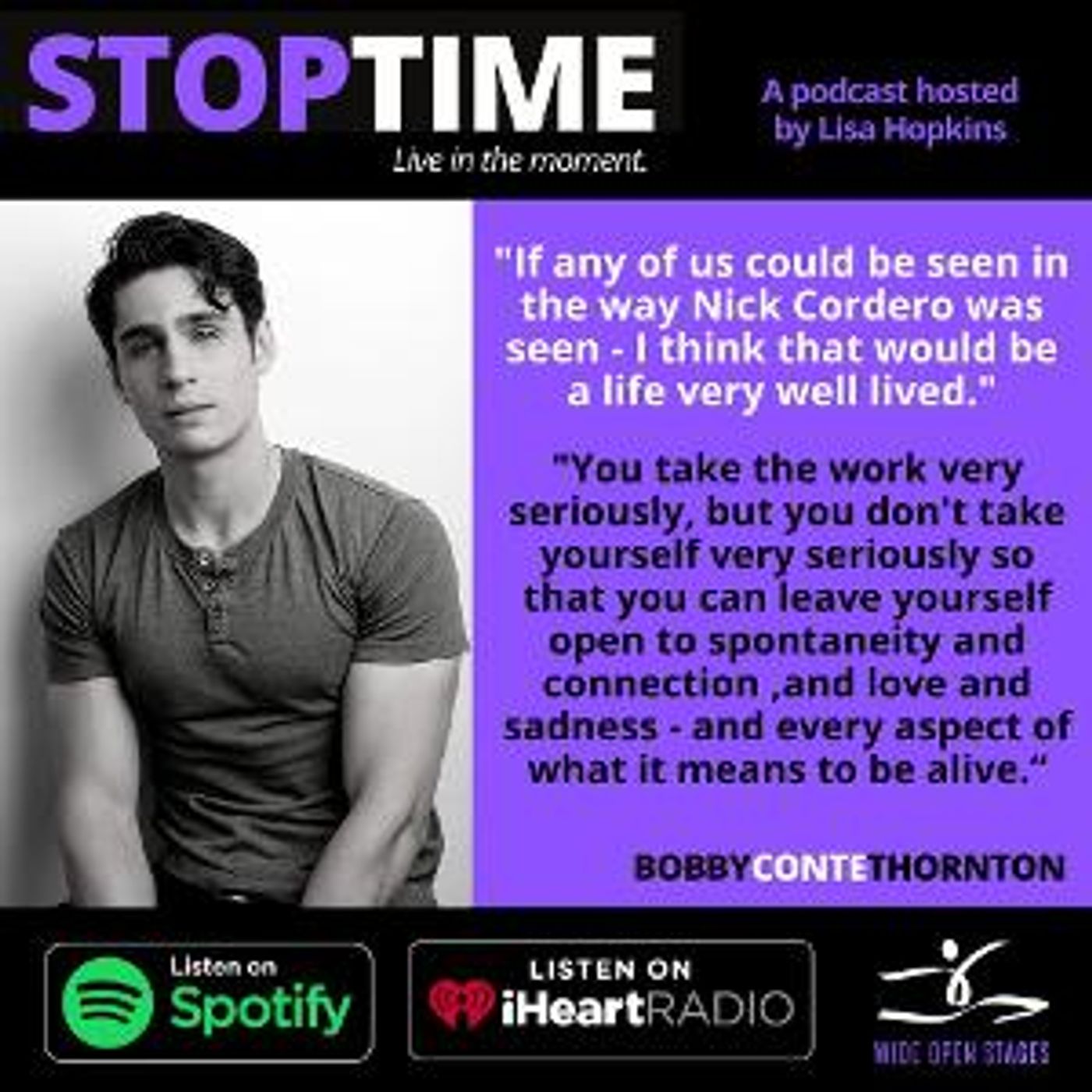 COMPANY Star Bobby Conte Thornton Featured On STOPTIME Podcast  Image