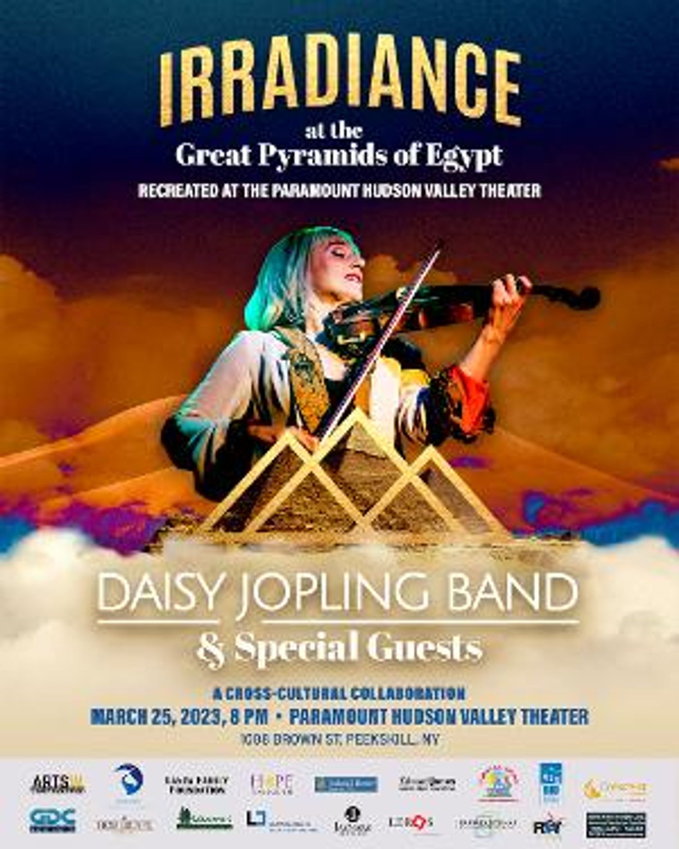 IRRADIANCE Recreates The Great Pyramids at the Paramount Hudson Theater, Featuring The Daisy Jopling Band  Image