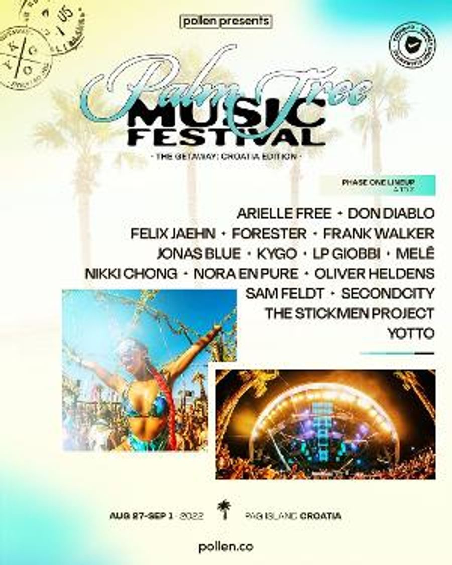 Kygo's Palm Tree Crew to Bring Palm Tree Music Festival To Croatia Image