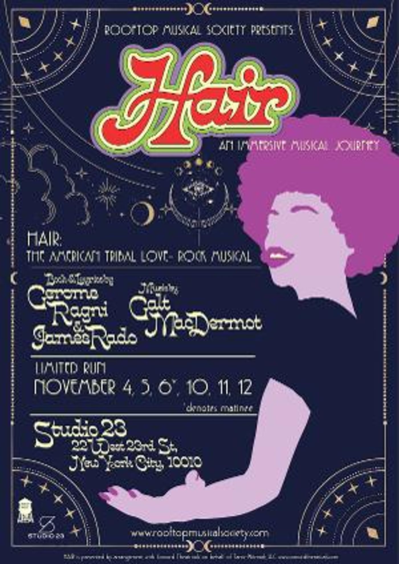 Rooftop Musical Society to Present HAIR in November  Image