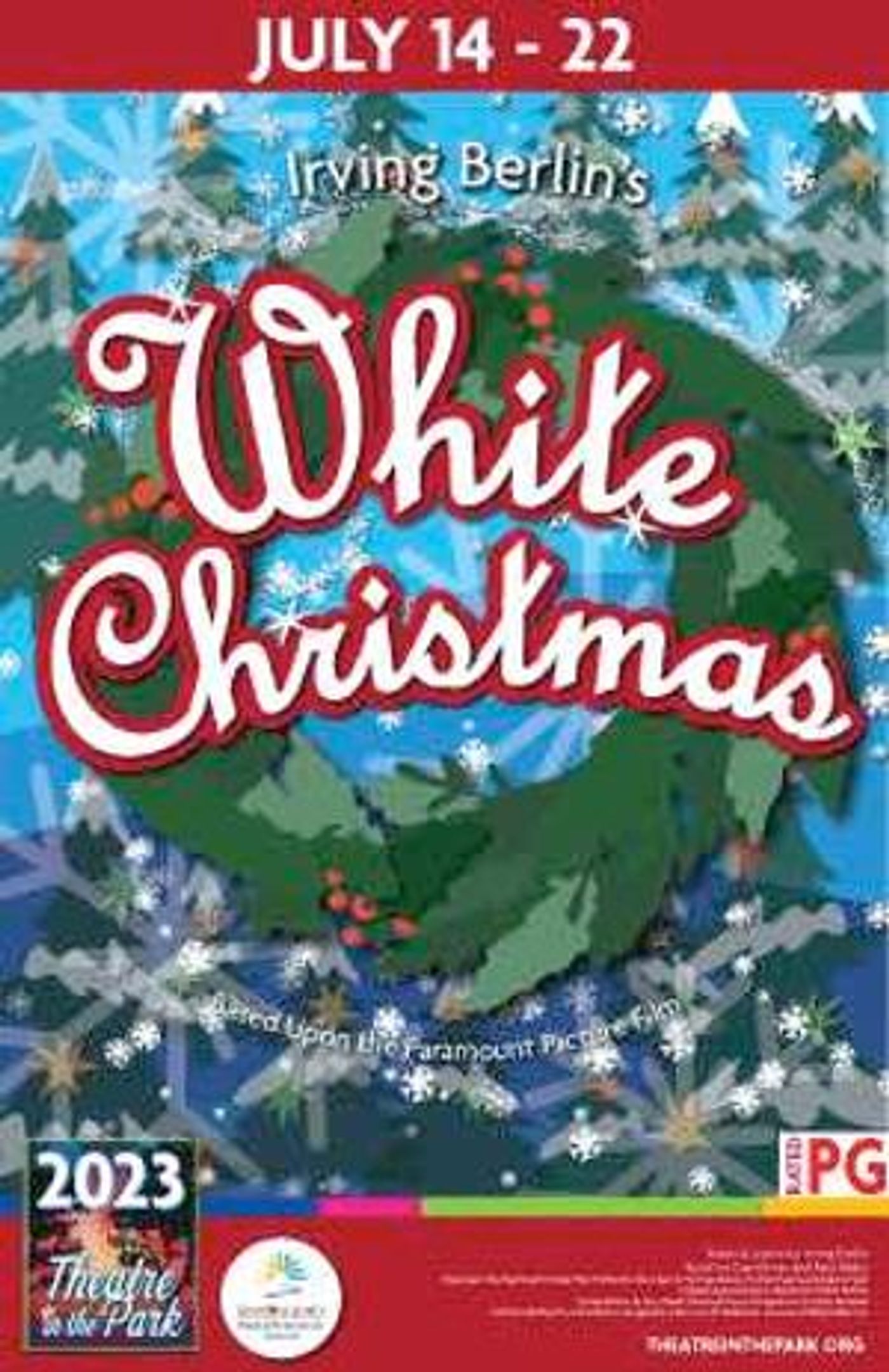 Theatre In The Park to Hold Christmas in July with IRVING BERLIN'S WHITE CHRISTMAS  Image