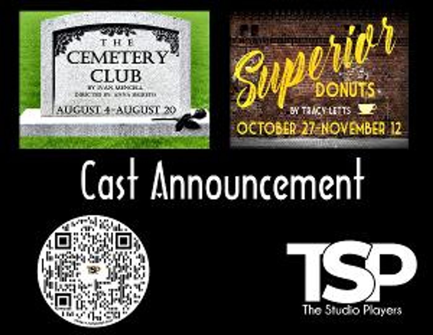 The Studio Players Reveal Cast For THE CEMETERY CLUB and SUPERIOR DONUTS  Image