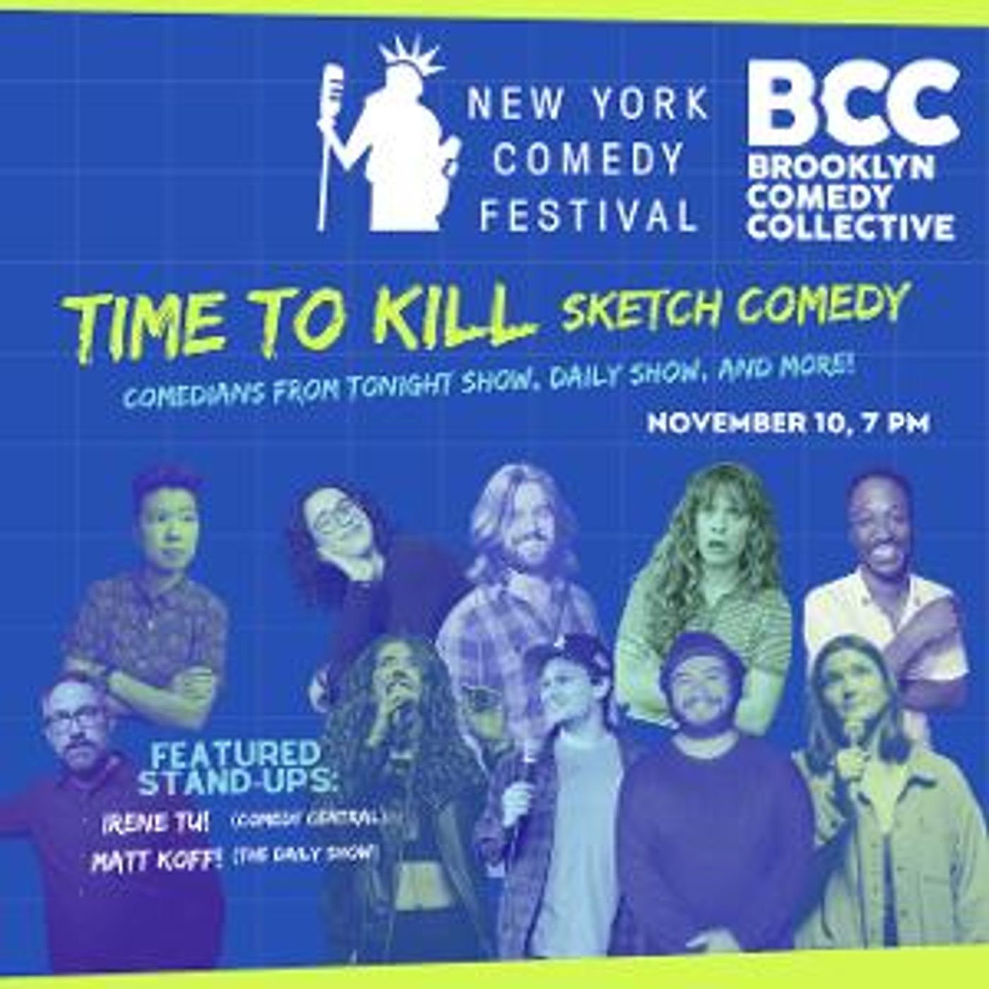 NY Comedy Festival to Present TIME TO KILL Sketch Comedy Featuring Musical Numbers, Celebrity Impressions and More  Image