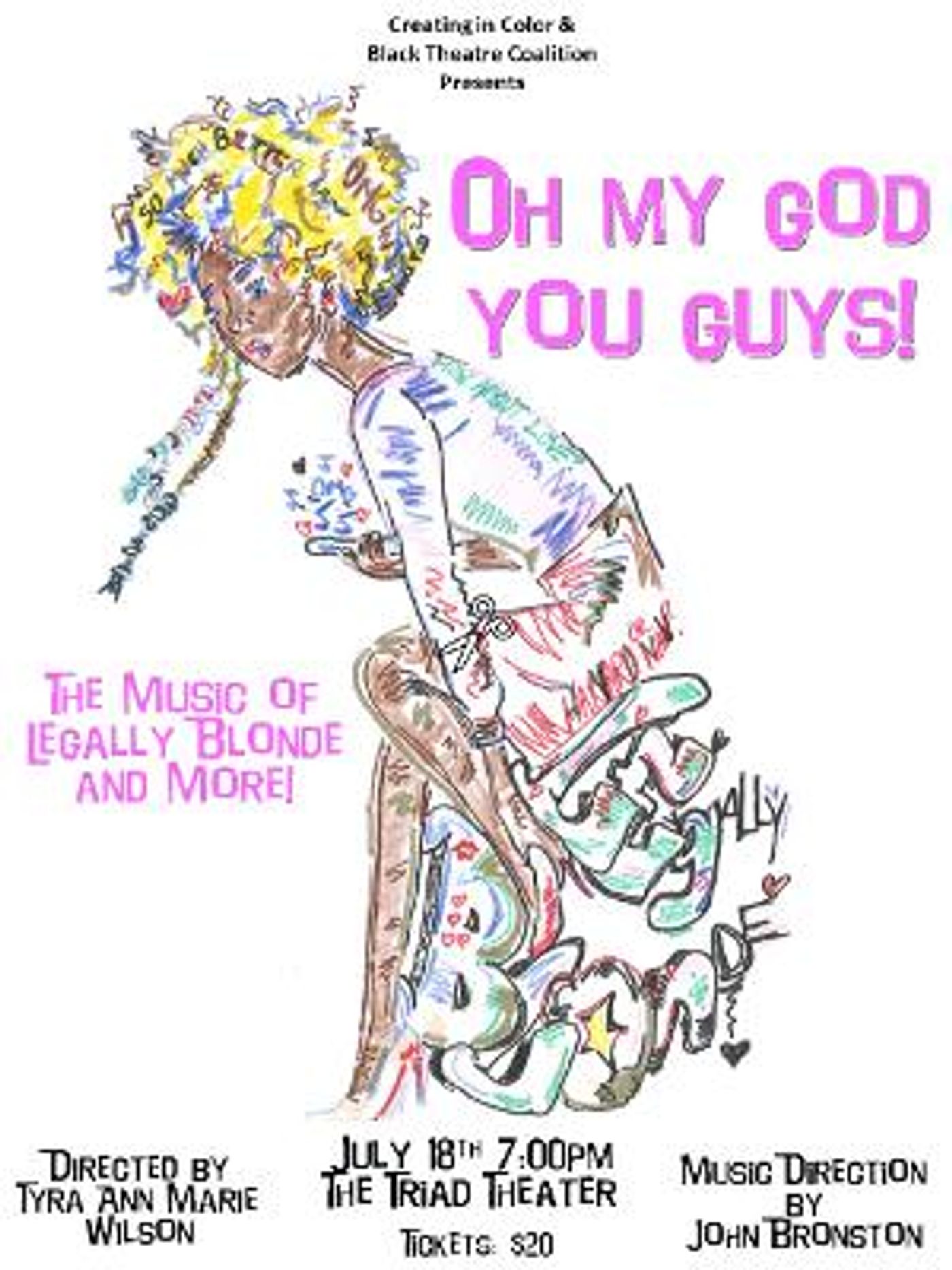 OH MY GOD YOU GUYS: THE CONCERT to be Presented by Creating In Color & Black Theatre Coalition This Month  Image