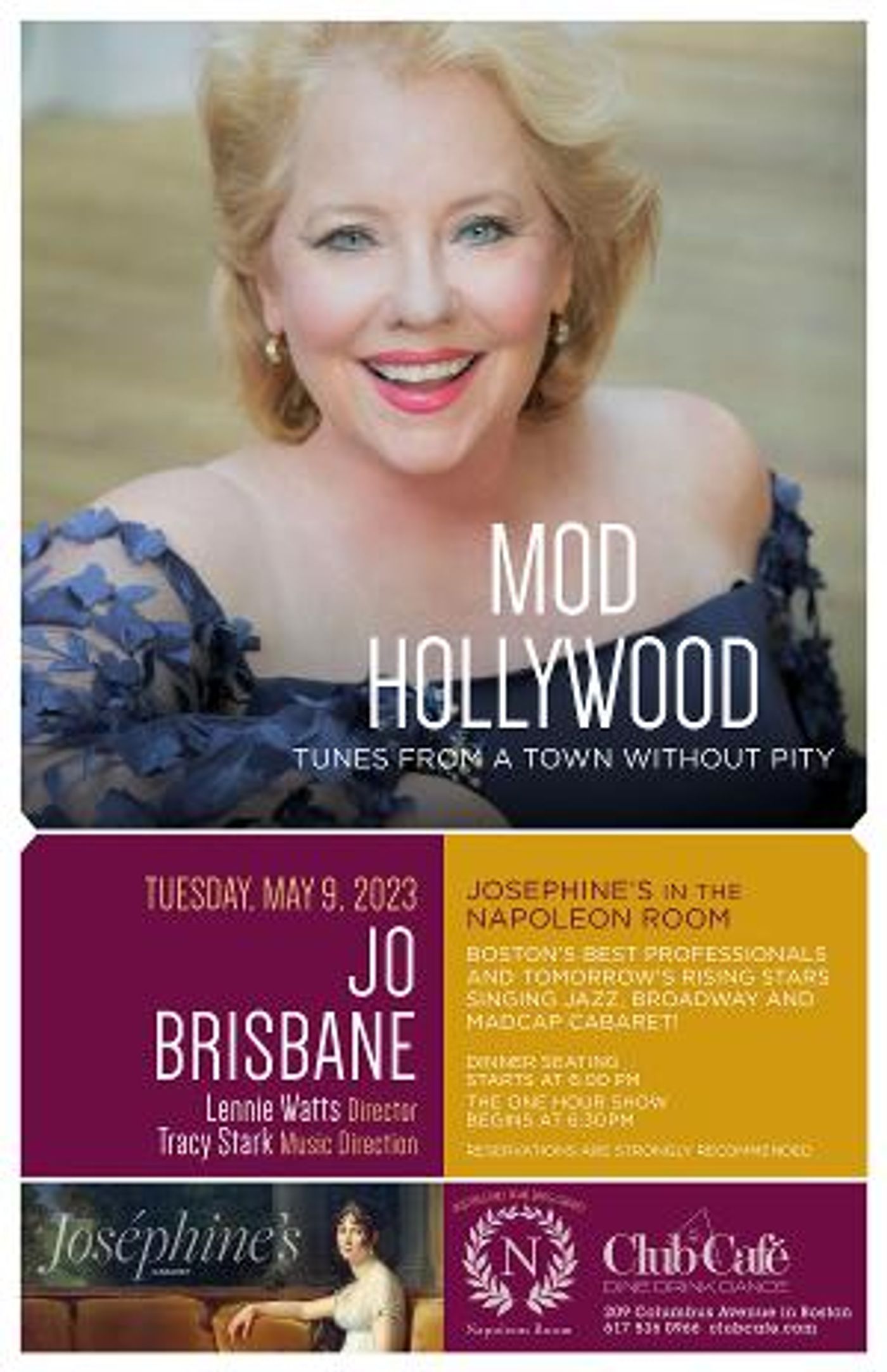 MOD HOLLYWOOD! to Make Boston Debut at Club Cafe in May  Image