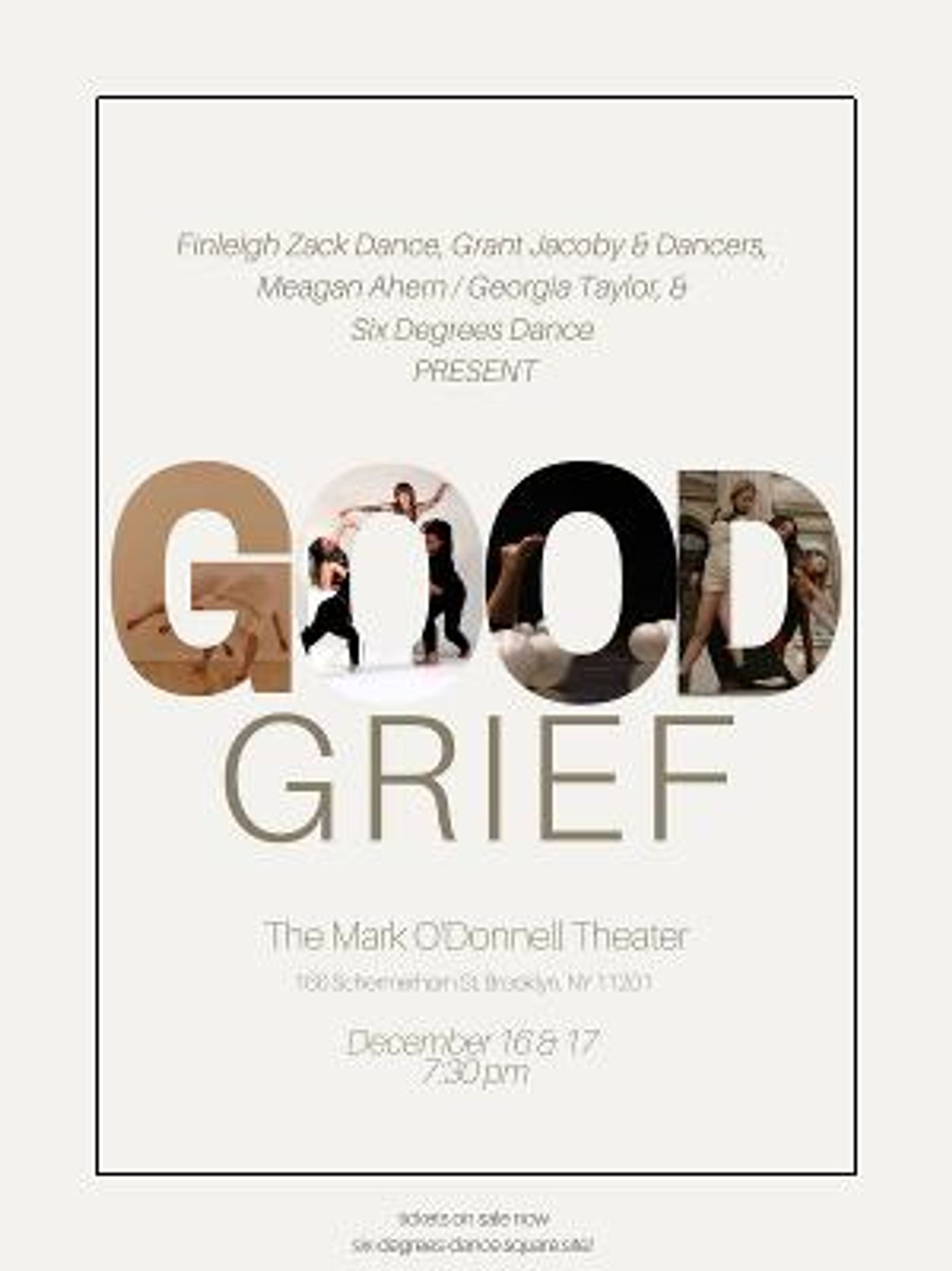 Dancers Collaborate on GOOD GRIEF, Coming to The Mark O'Donnell Theater in December  Image