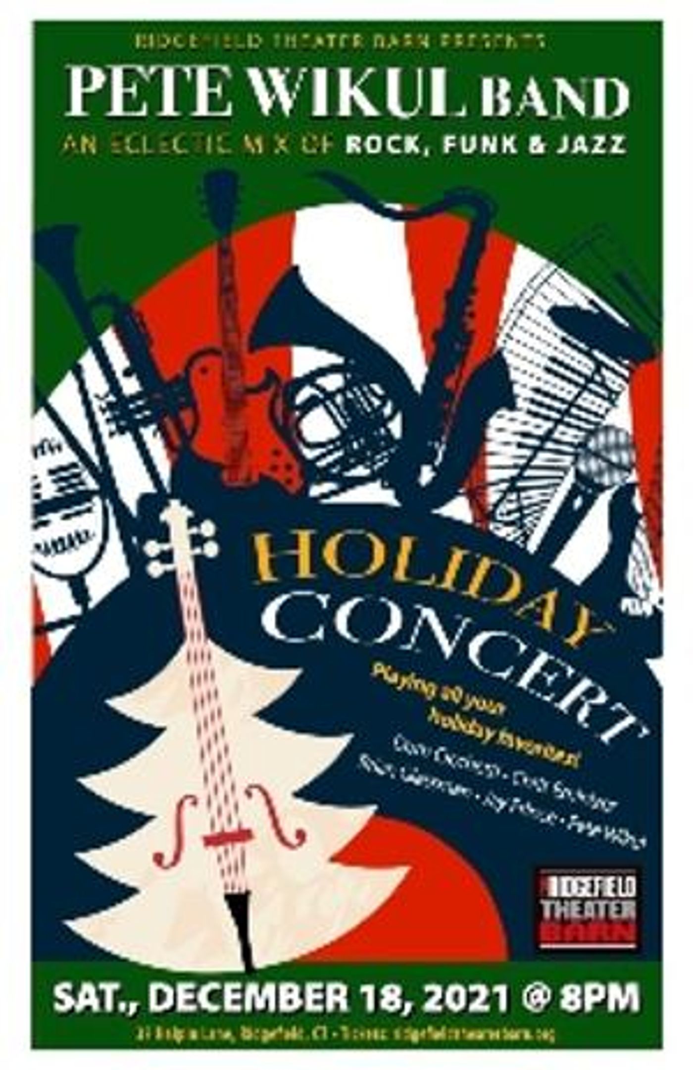 Pete Wikul Holiday Jazz Concert Announced At Theater Barn December 18  Image
