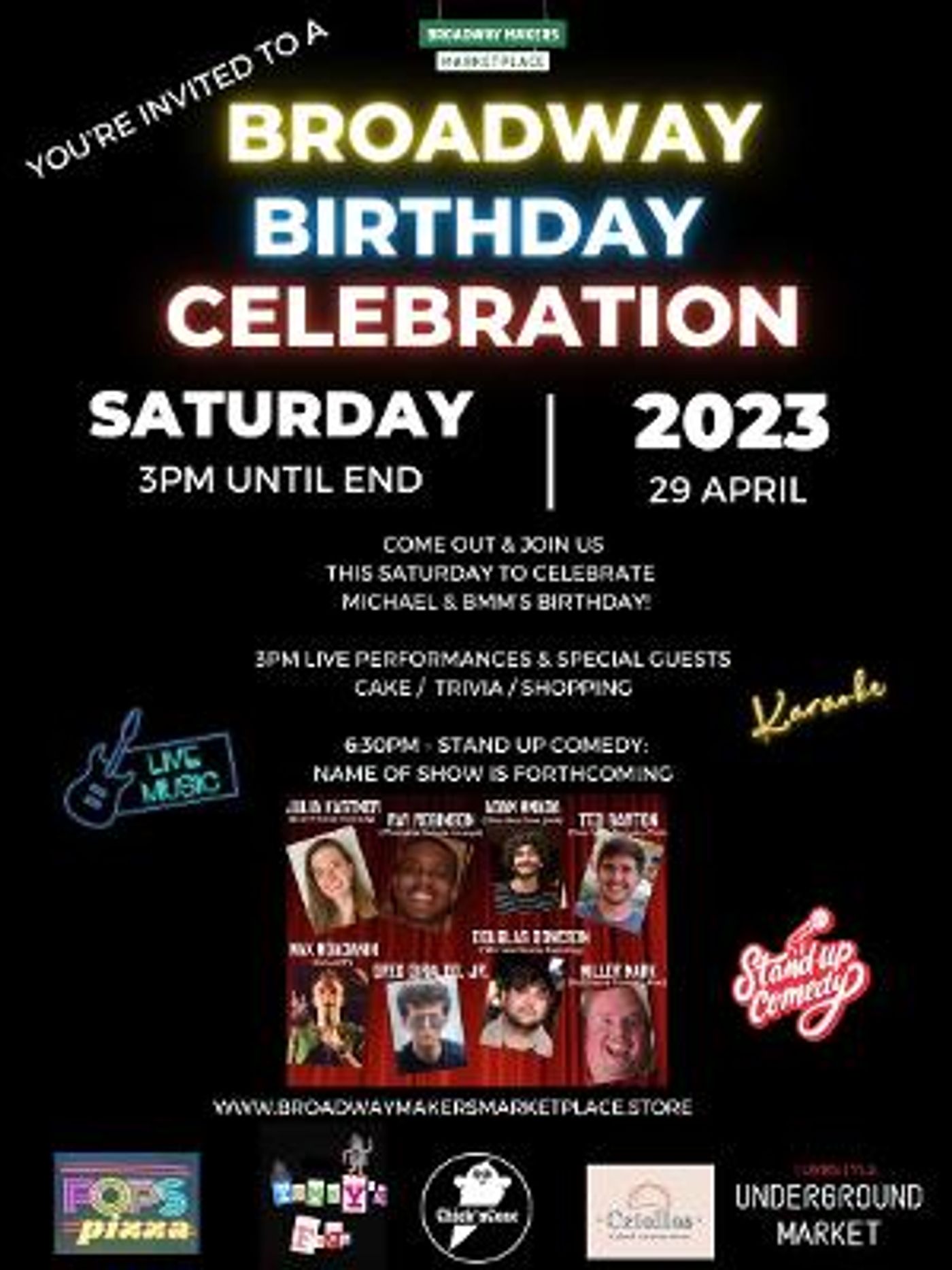 Broadway Makers Marketplace Celebrates 18 Months With Special Event Today  Image