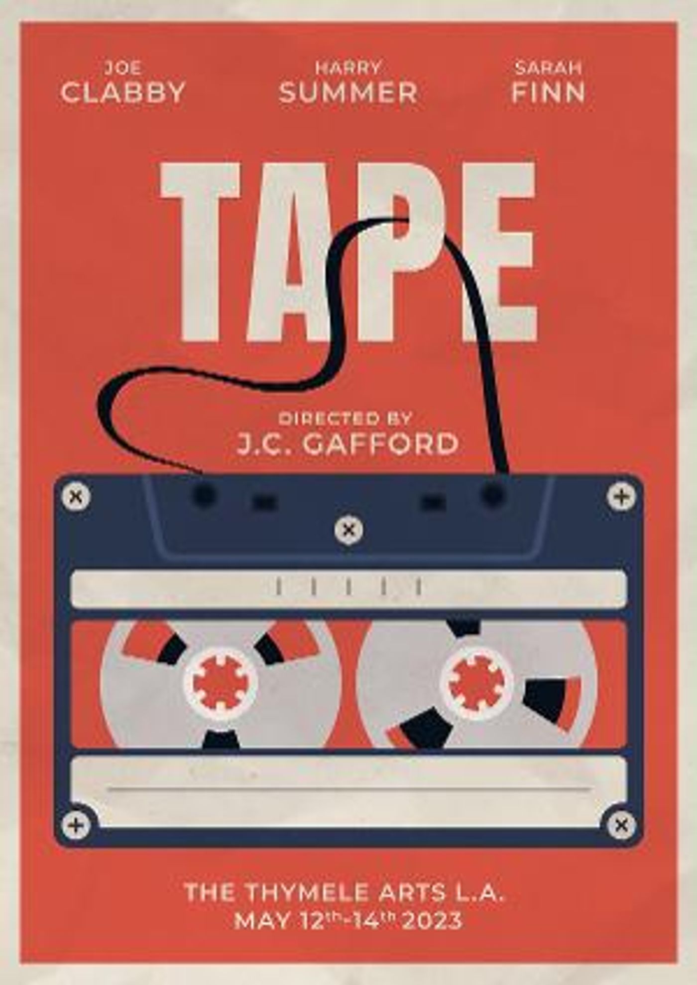 TAPE A New Play Opens At Thymele Arts In Hollywood, May 12  Image