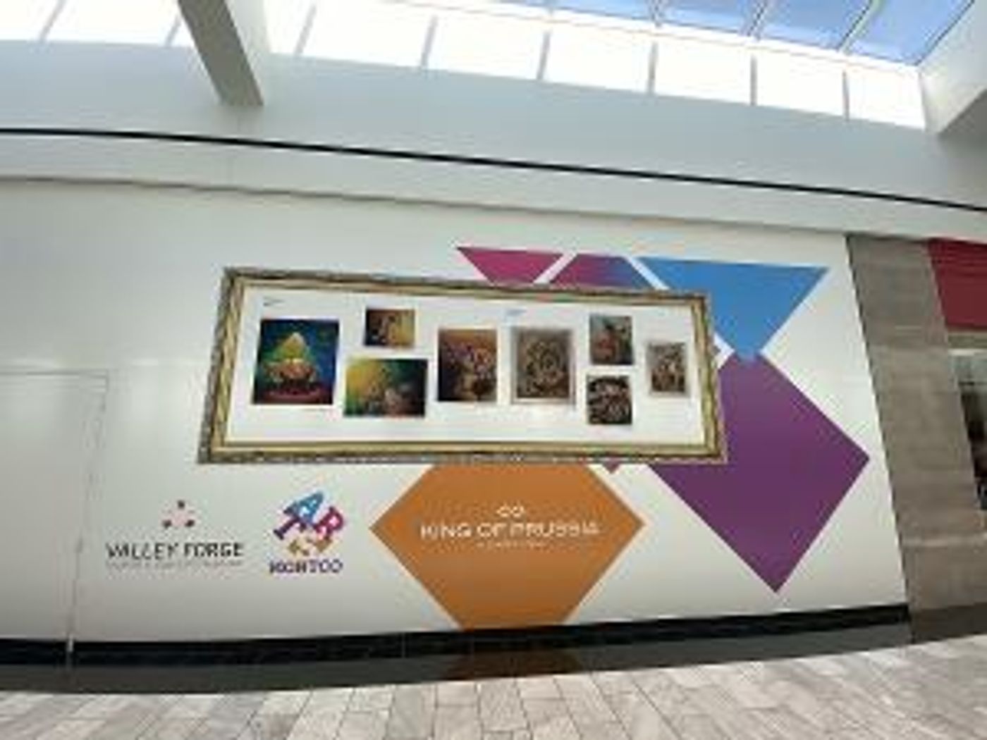 Valley Forge Tourism's New Installation At King Of Prussia Mall Celebrates Montgomery County's Diverse Artists  Image