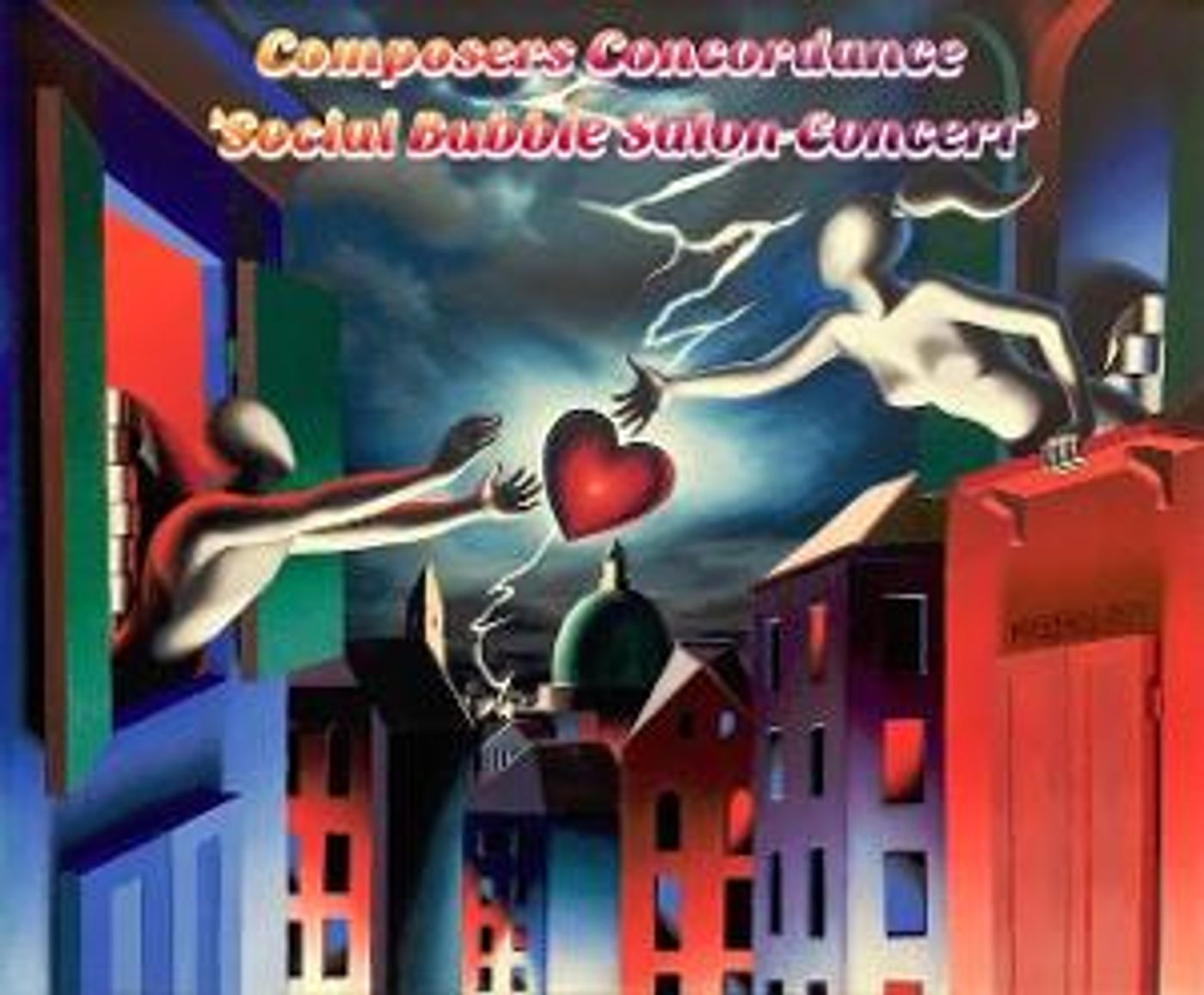 Composers Concordance  Presents SOCIAL BUBBLE SALON CONCERT  Image
