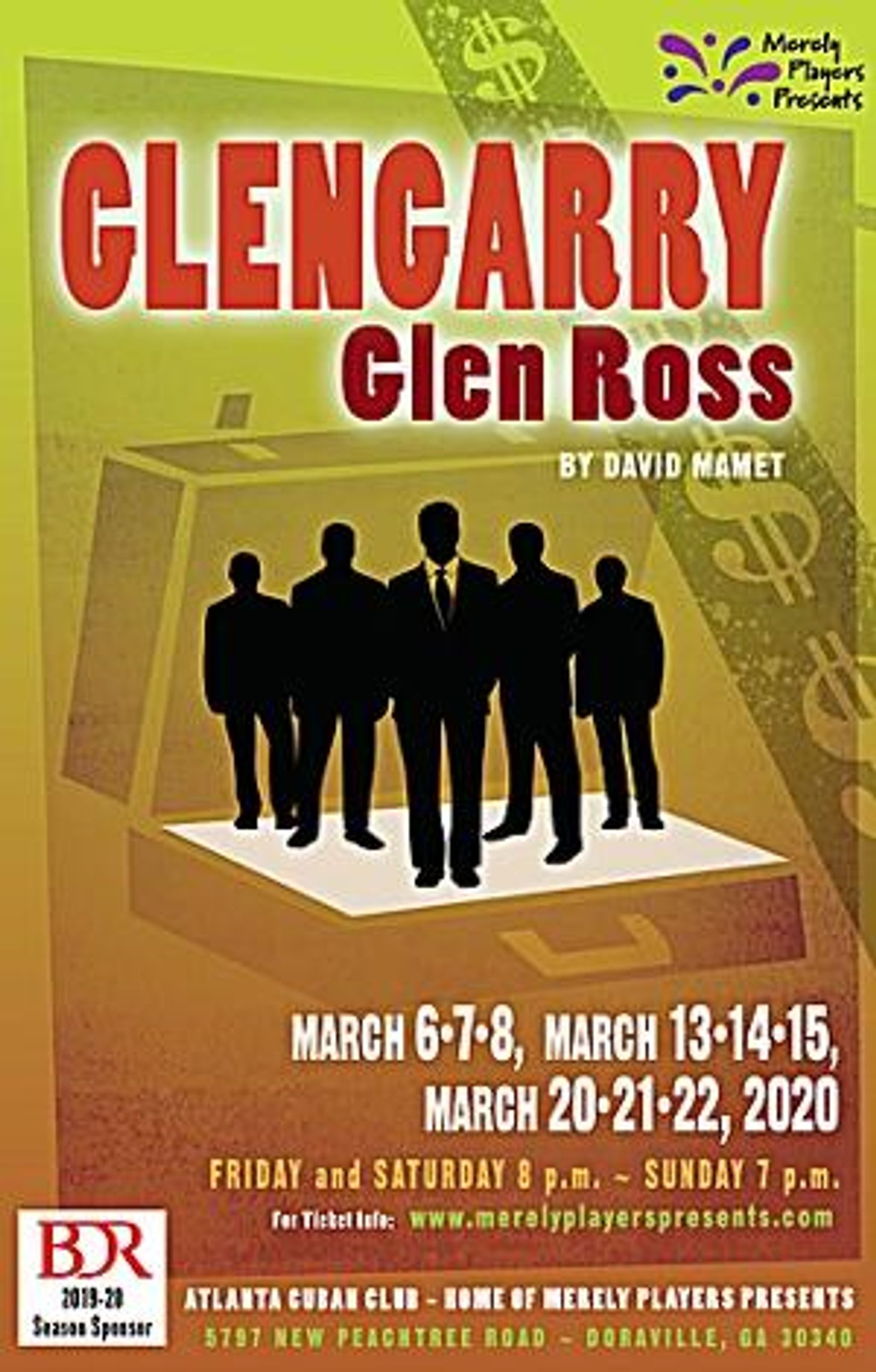 Merely Players Will Present GLENGARRY GLEN ROSS  Image