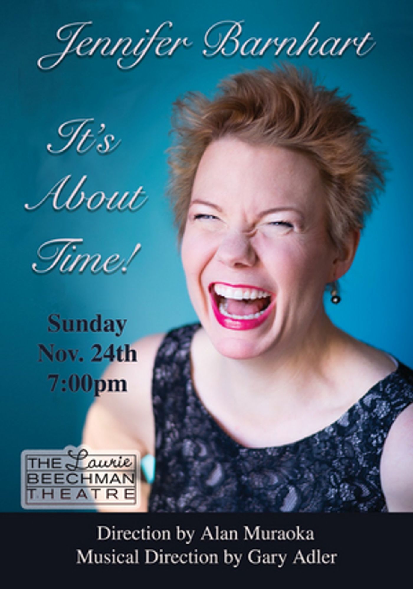 Encore Date Added For Jennifer Barnhart's Solo Cabaret Debut At The Laurie Beechman Theater In It's About Time!  Image