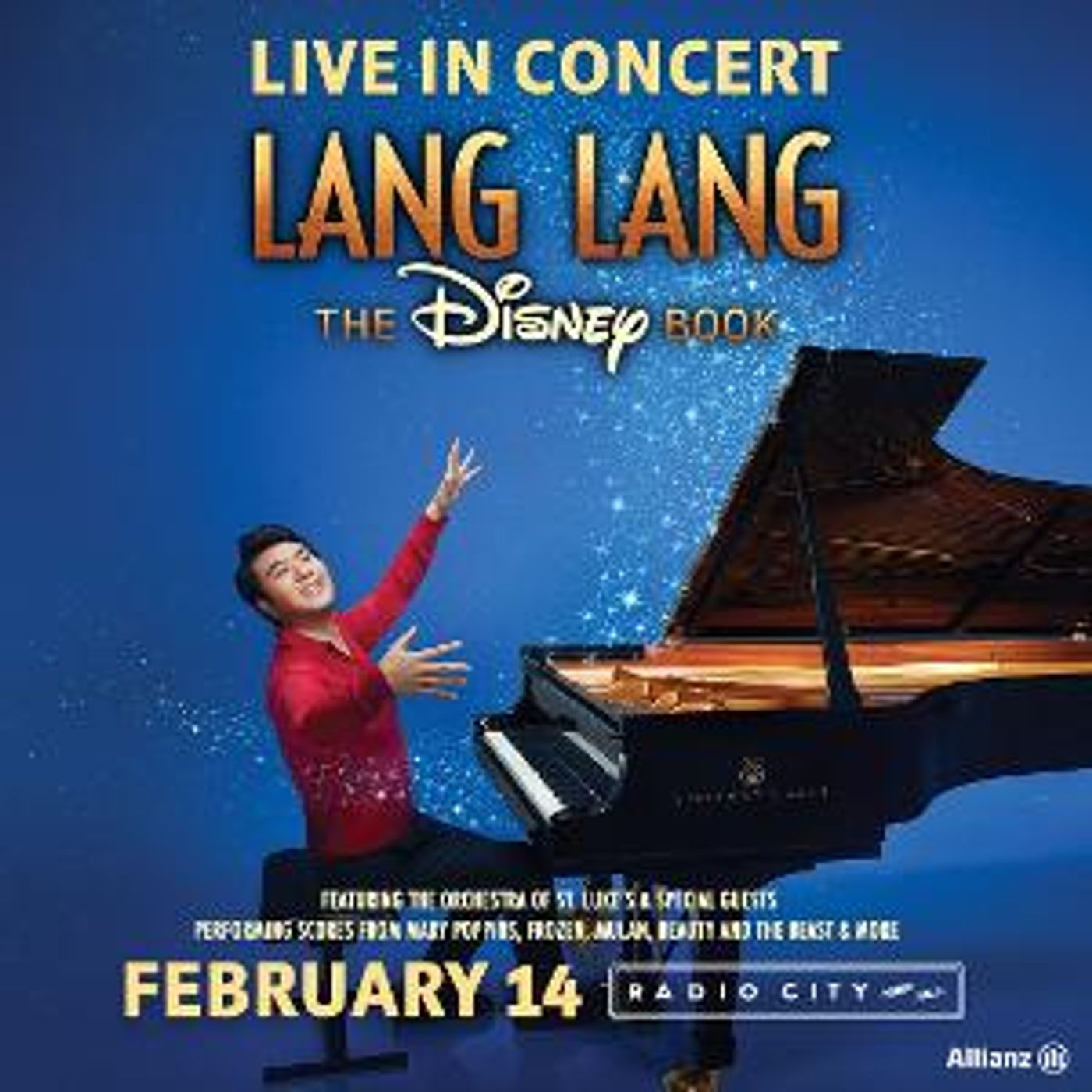 Lang Lang to Present THE DISNEY BOOK LIVE IN CONCERT at Radio City Music Hall in February  Image