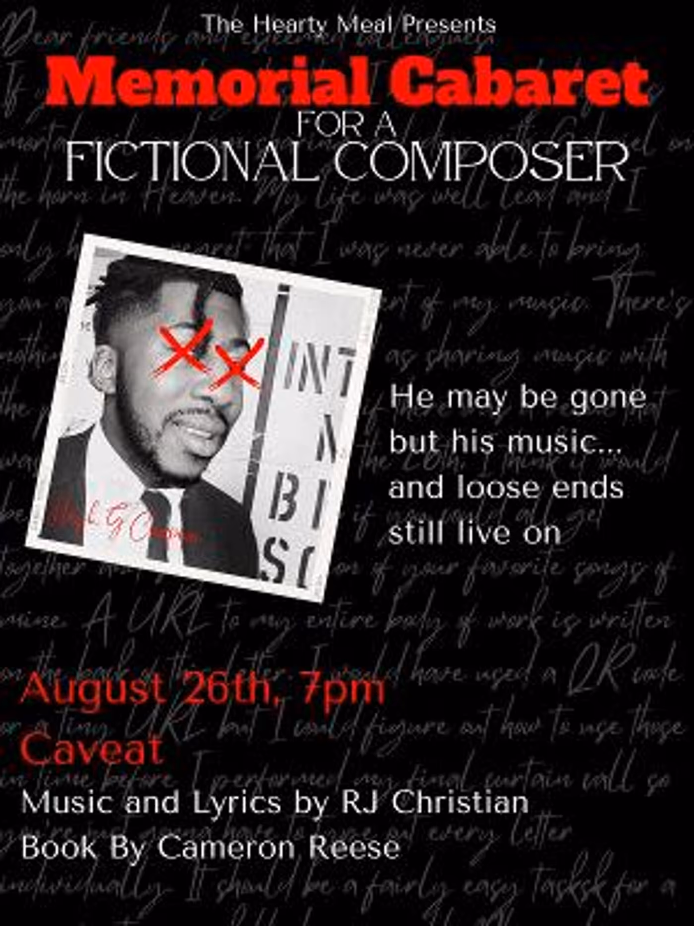 The Hearty Meal Returns To Caveat With 'Memorial Cabaret For A Fictional Composer'  Image