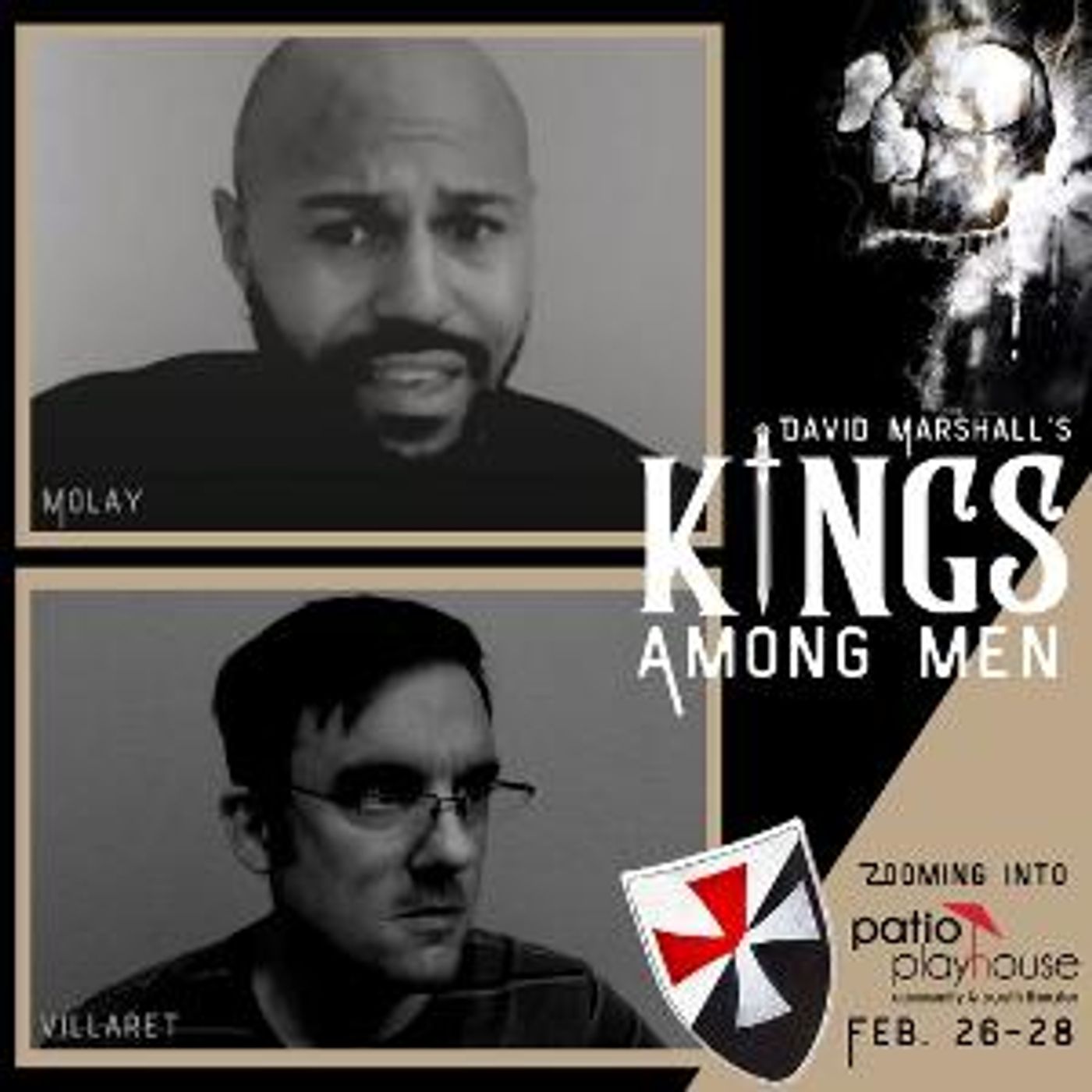 Patio Playhouse Community Theater Presents Zoom Reading of New Play KINGS AMONG MEN  Image