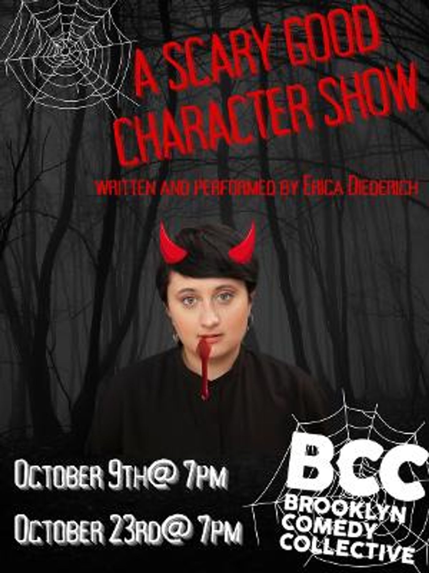 Erica Diederich's Horror-Comedy Show Comes To The Brooklyn Comedy Collective  Image