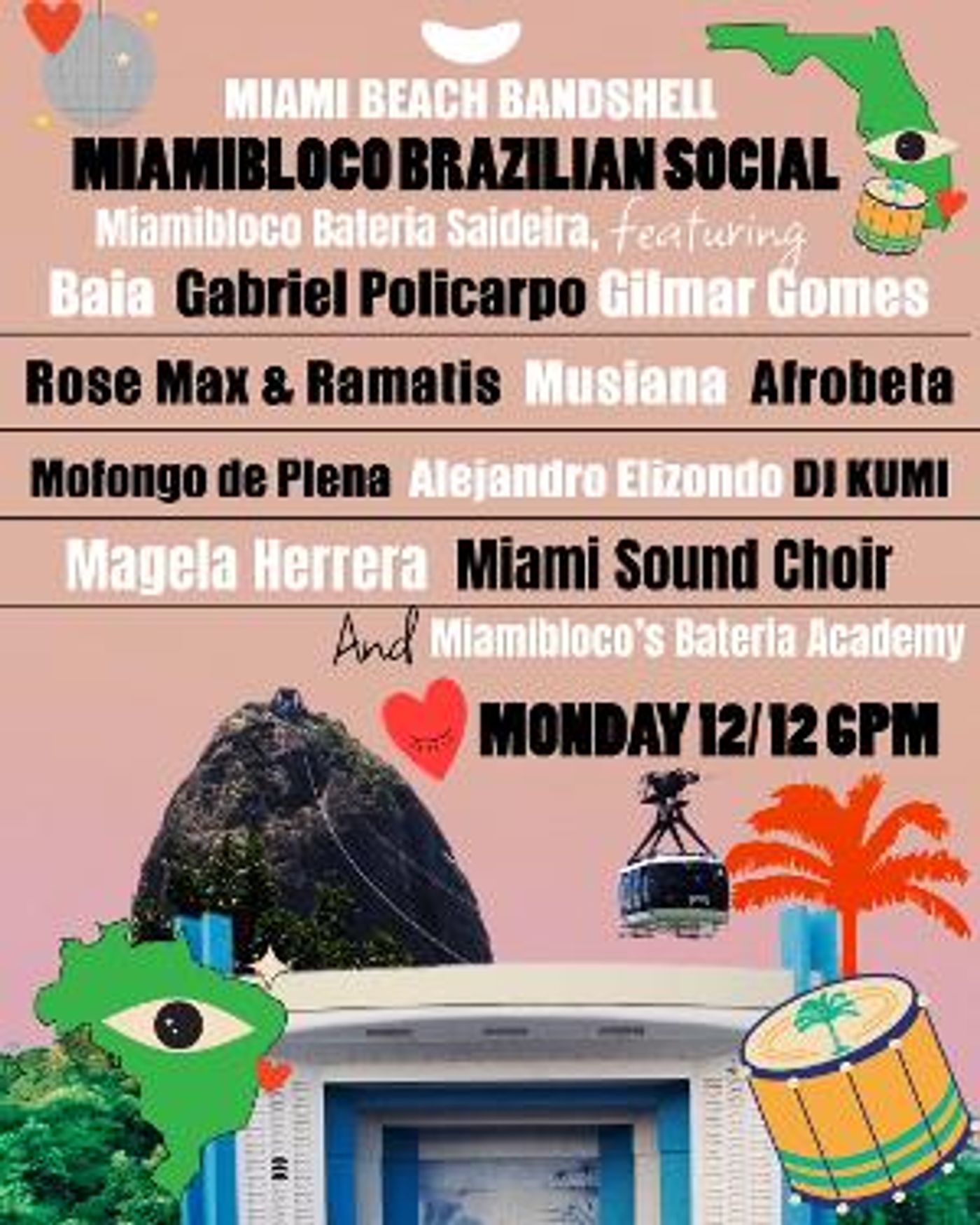 Gabriel Policarpo, Gilmar Gomes, Mauricio Baia & More to Perform at Miamibloco Brazilian Carnaval Social  Image
