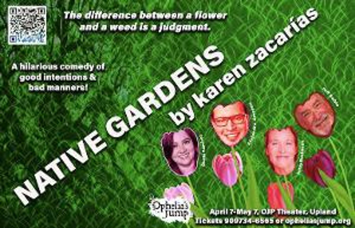 Ophelia's Jump Presents NATIVE GARDENS, A Hot-Button Comedy By Karen Zacarías  Image