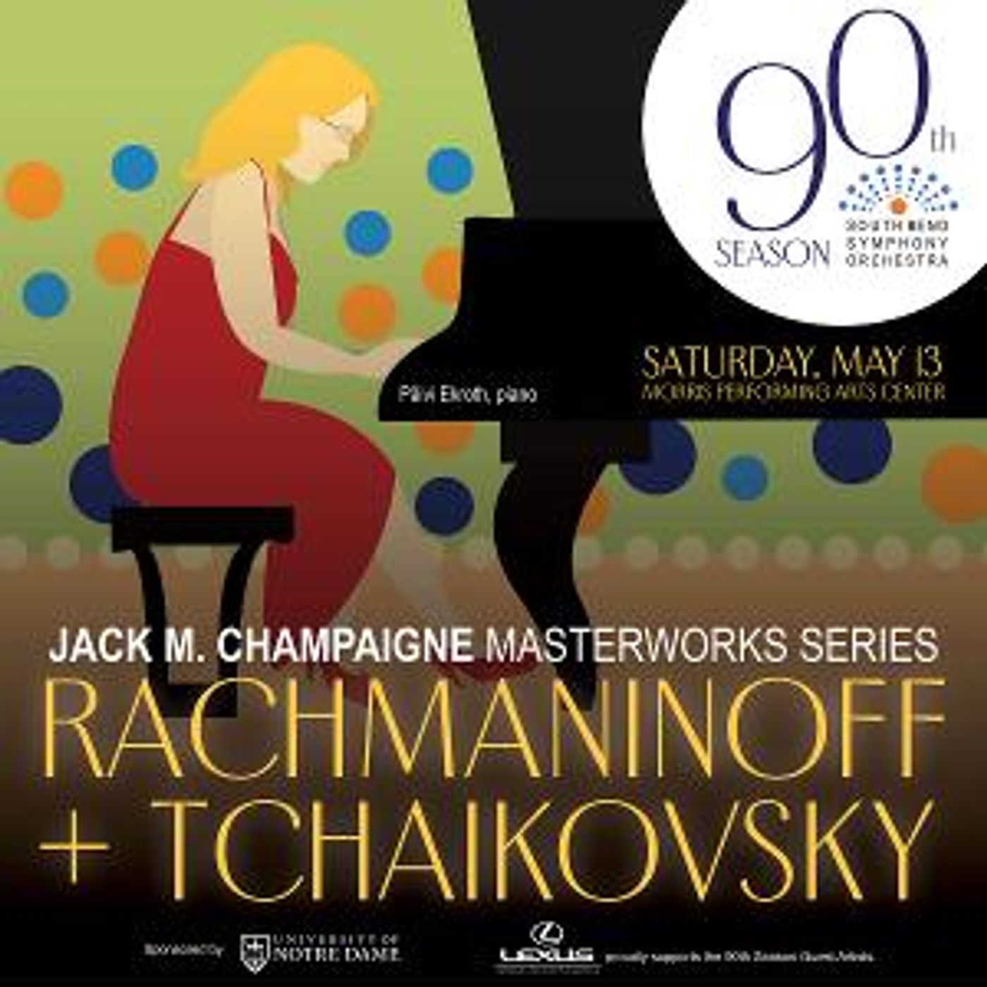 South Bend Symphony Orchestra And Päivi Ekroth To Explore The Depths Of Rachmaninoff + Tchaikovsky  Image